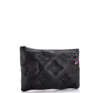 A4 Pouch Monogram Puffer Lambskin