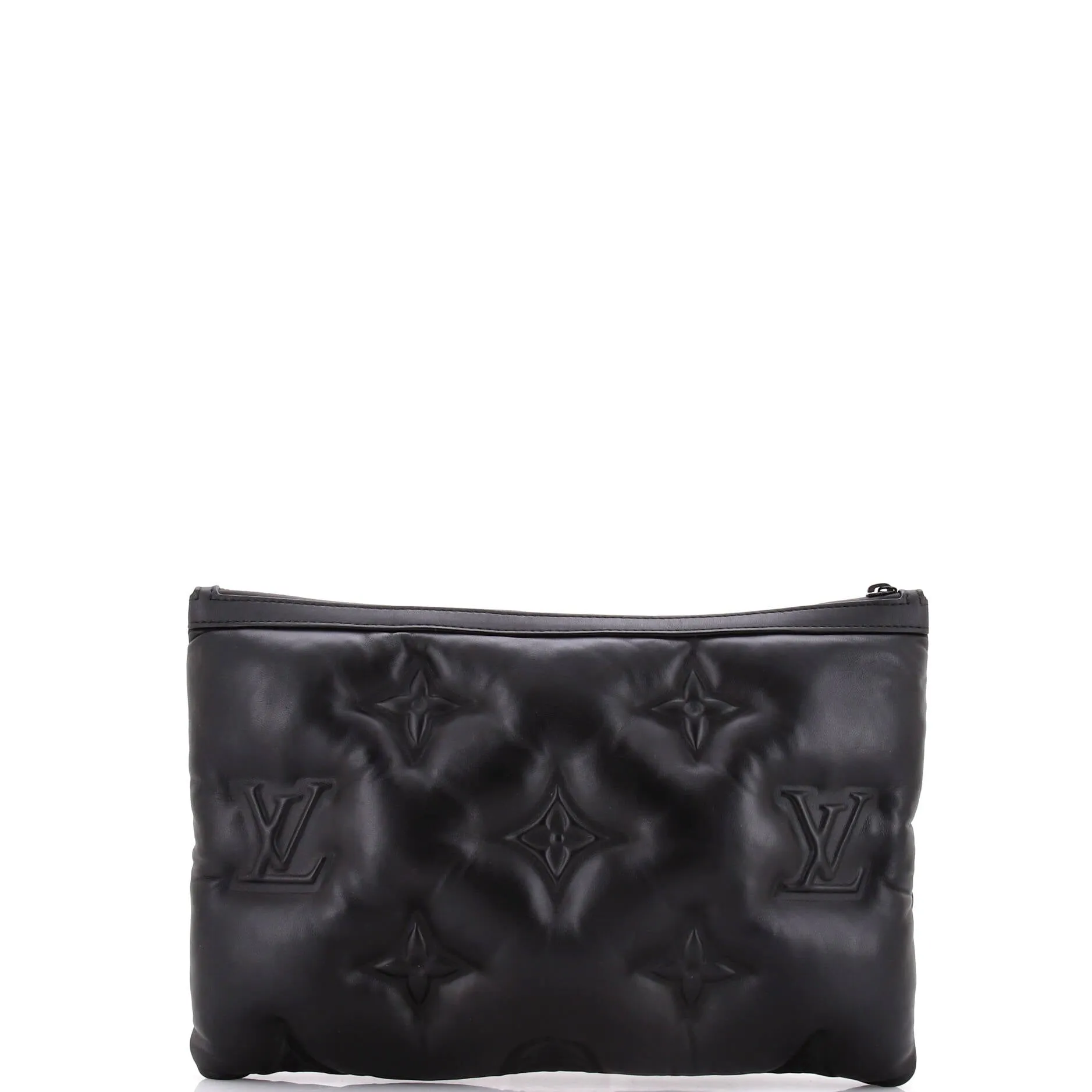 A4 Pouch Monogram Puffer Lambskin