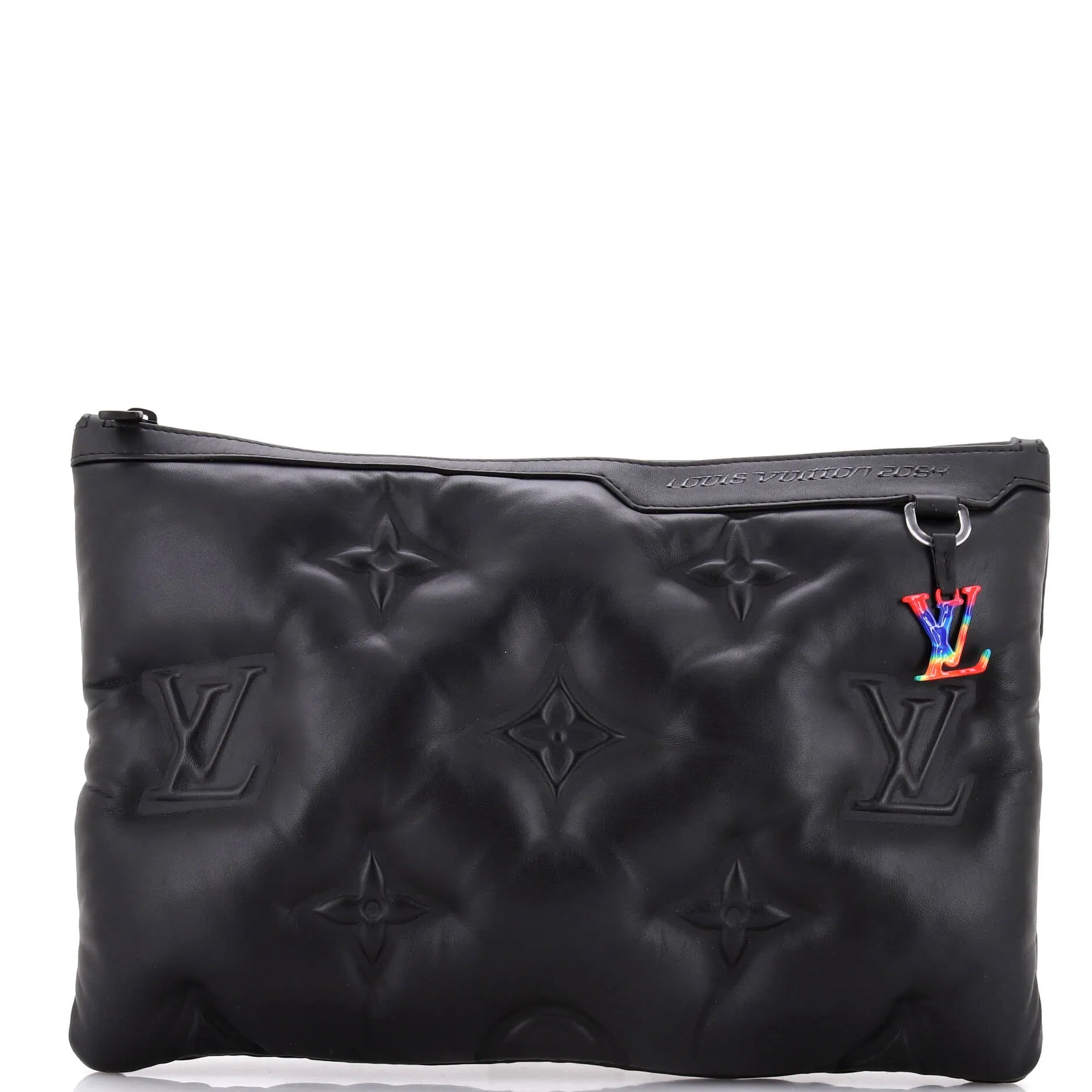 A4 Pouch Monogram Puffer Lambskin