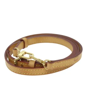 Adjustable Leather Shoulder Strap with Metal Fittings
