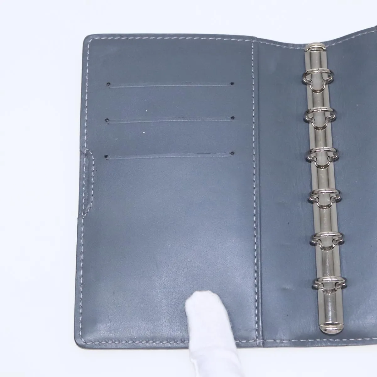Agenda PM Olive Epi Leather Organizer