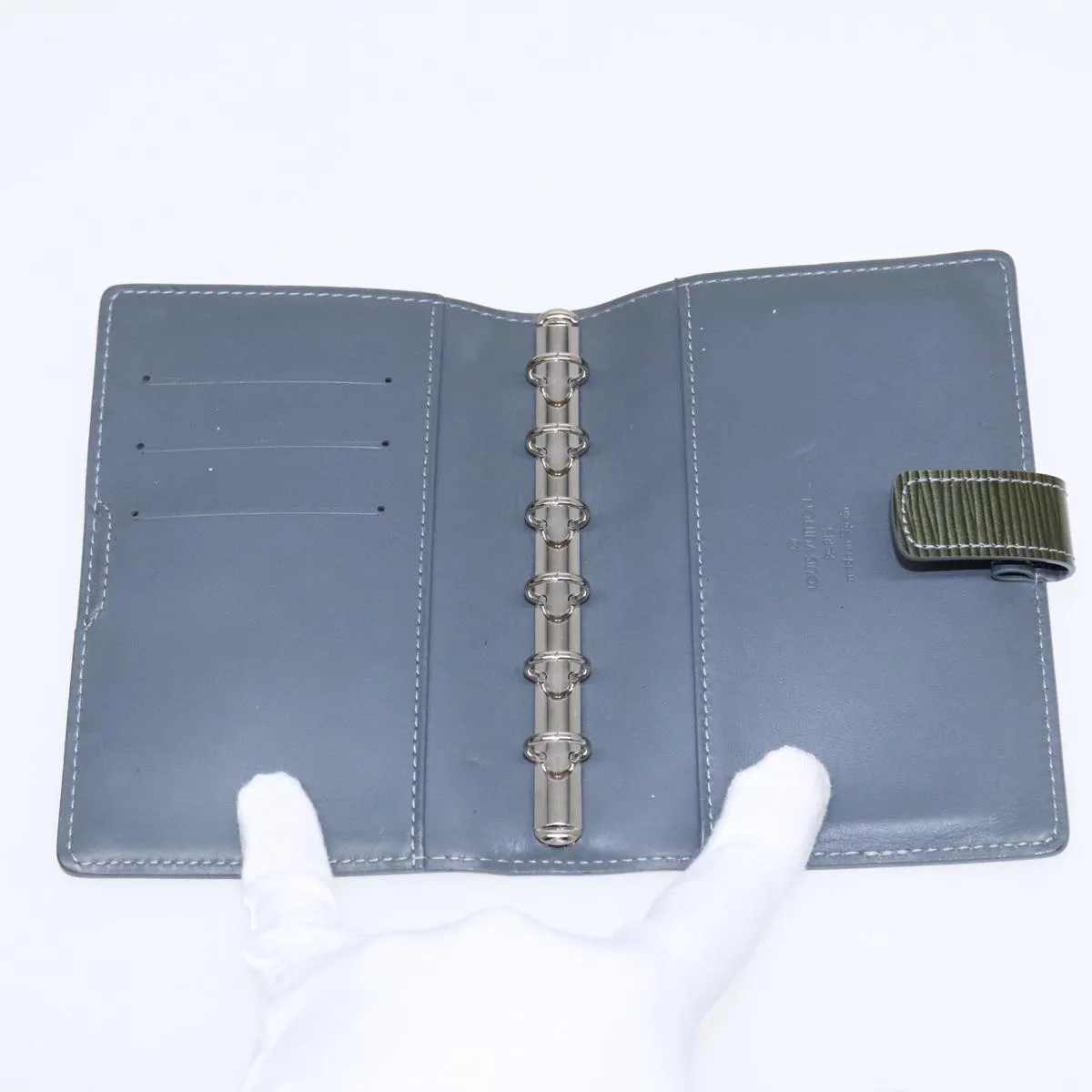 Agenda PM Olive Epi Leather Organizer