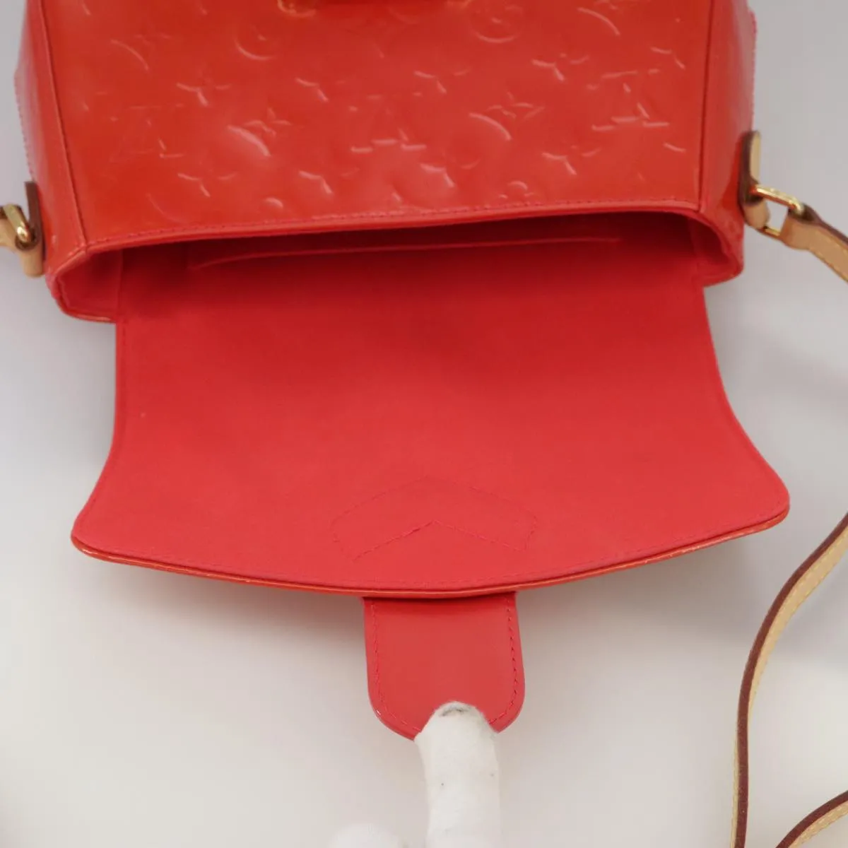 Alma BB Crossbody Red Patent Leather