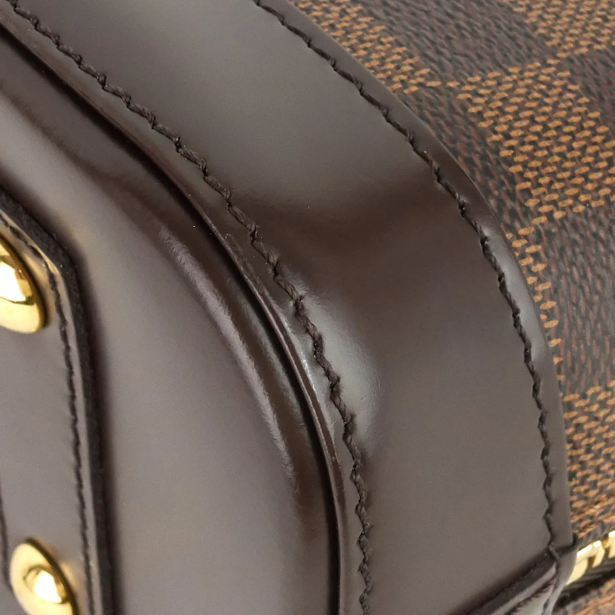 Alma BB Damier Ebene Canvas Handbag
