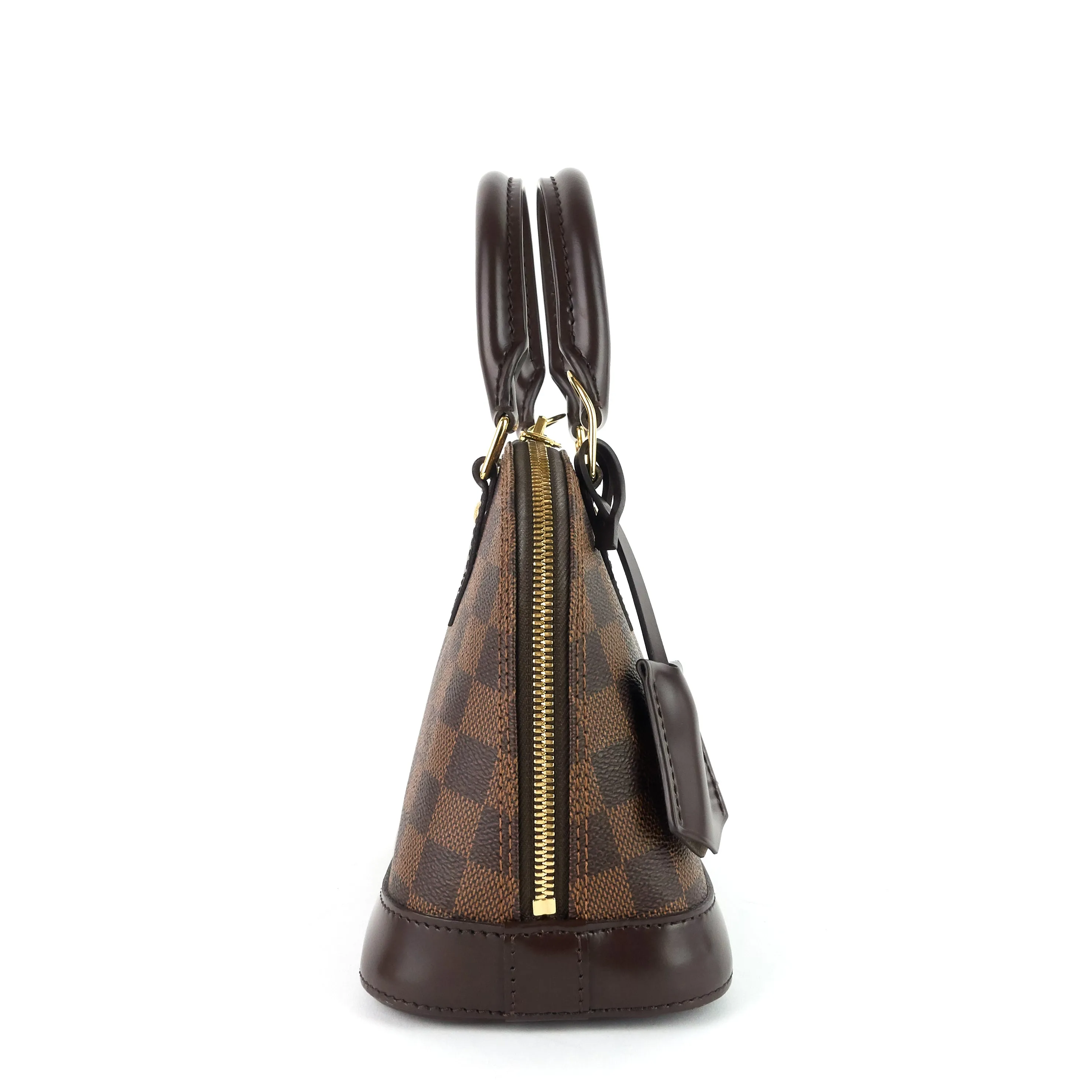 Alma BB Damier Ebene Canvas Handbag