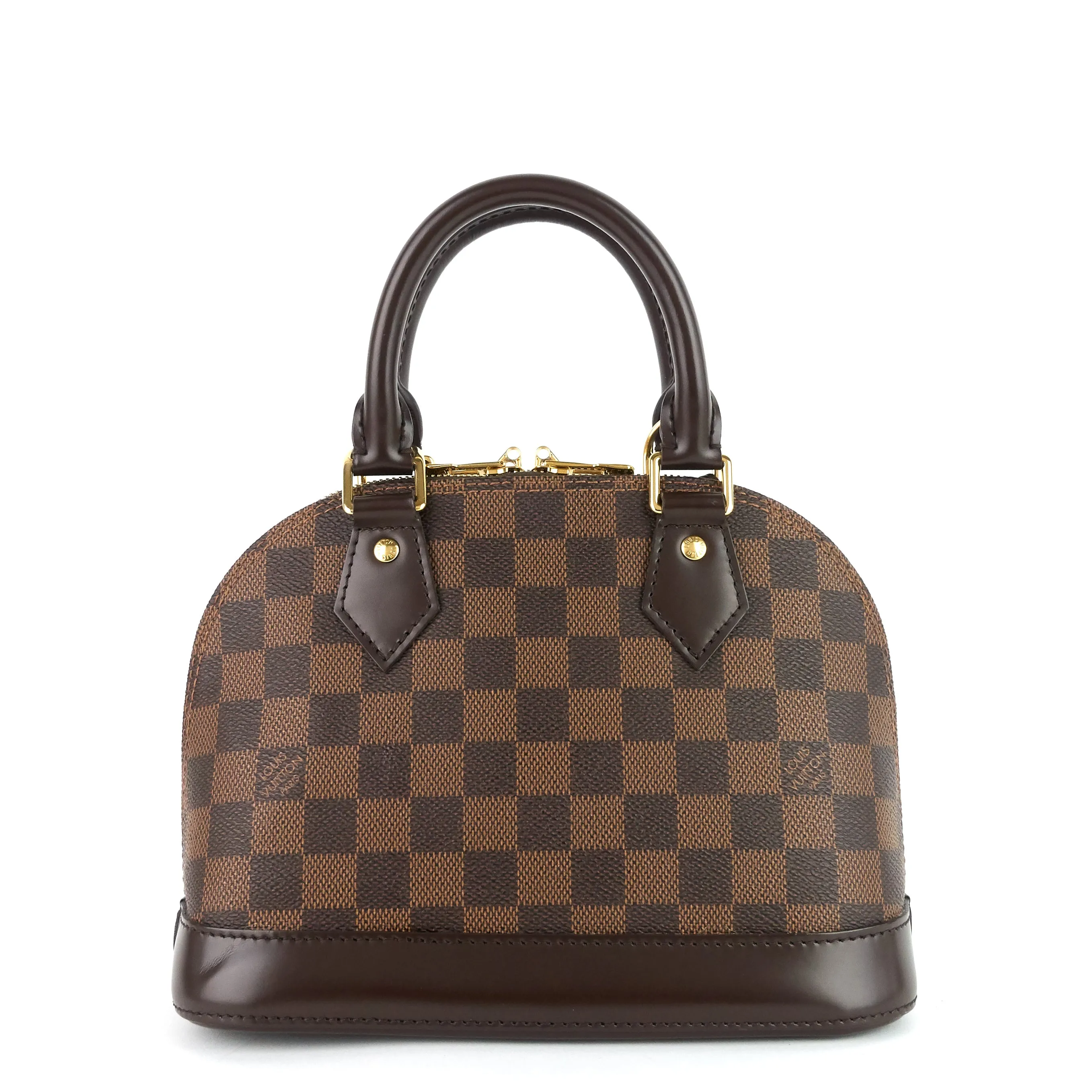 Alma BB Damier Ebene Canvas Handbag