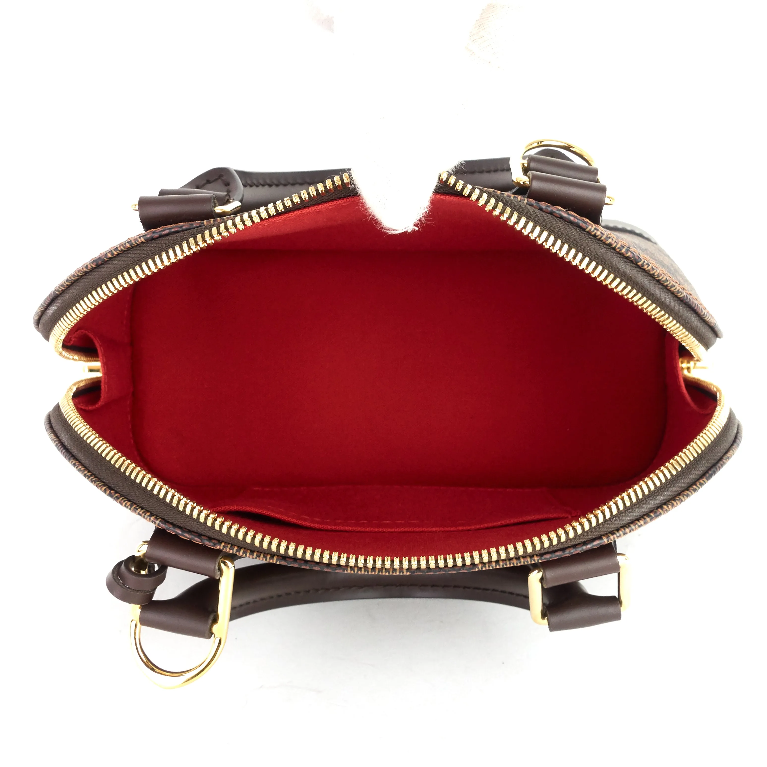Alma BB Damier Ebene Canvas Handbag