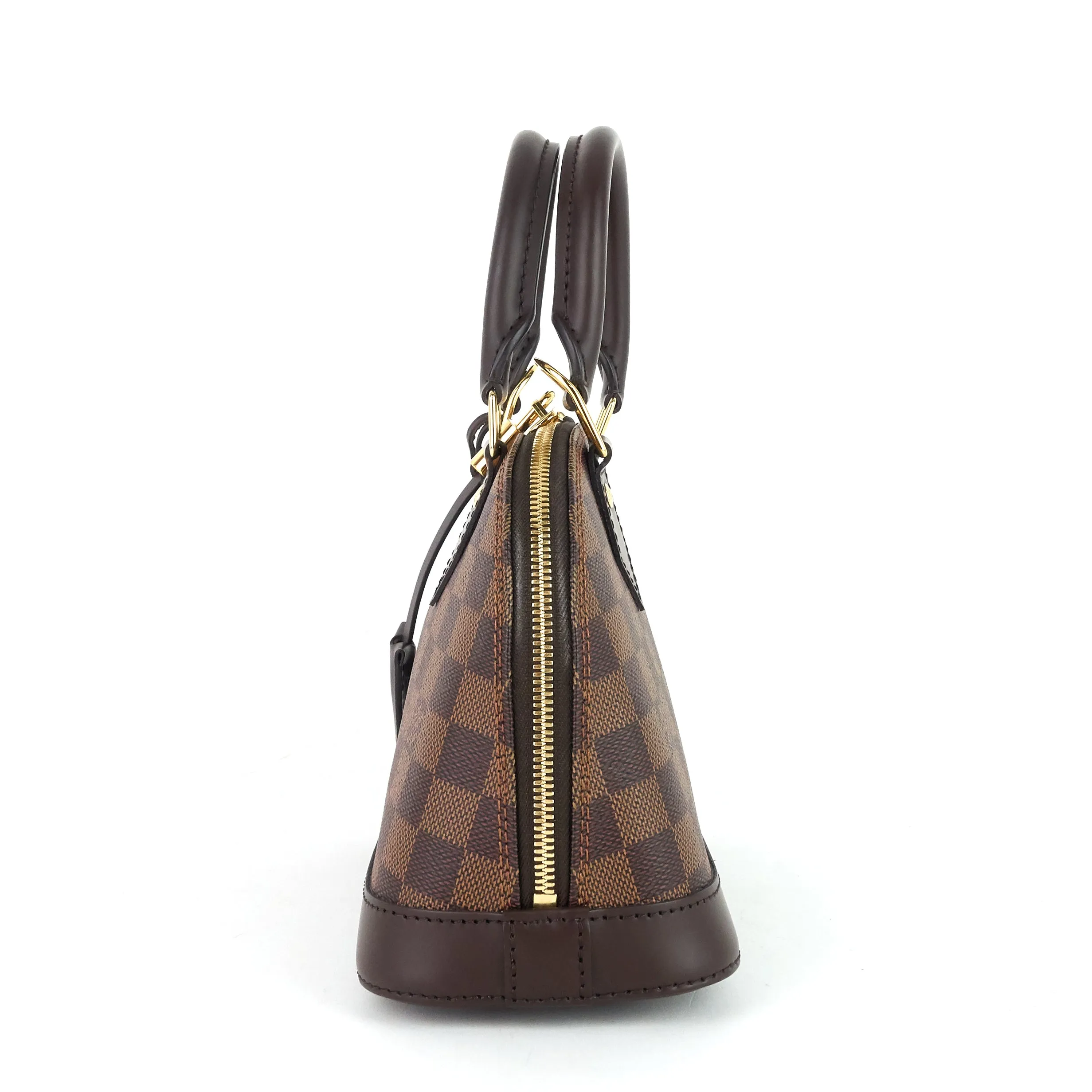 Alma BB Damier Ebene Canvas Handbag