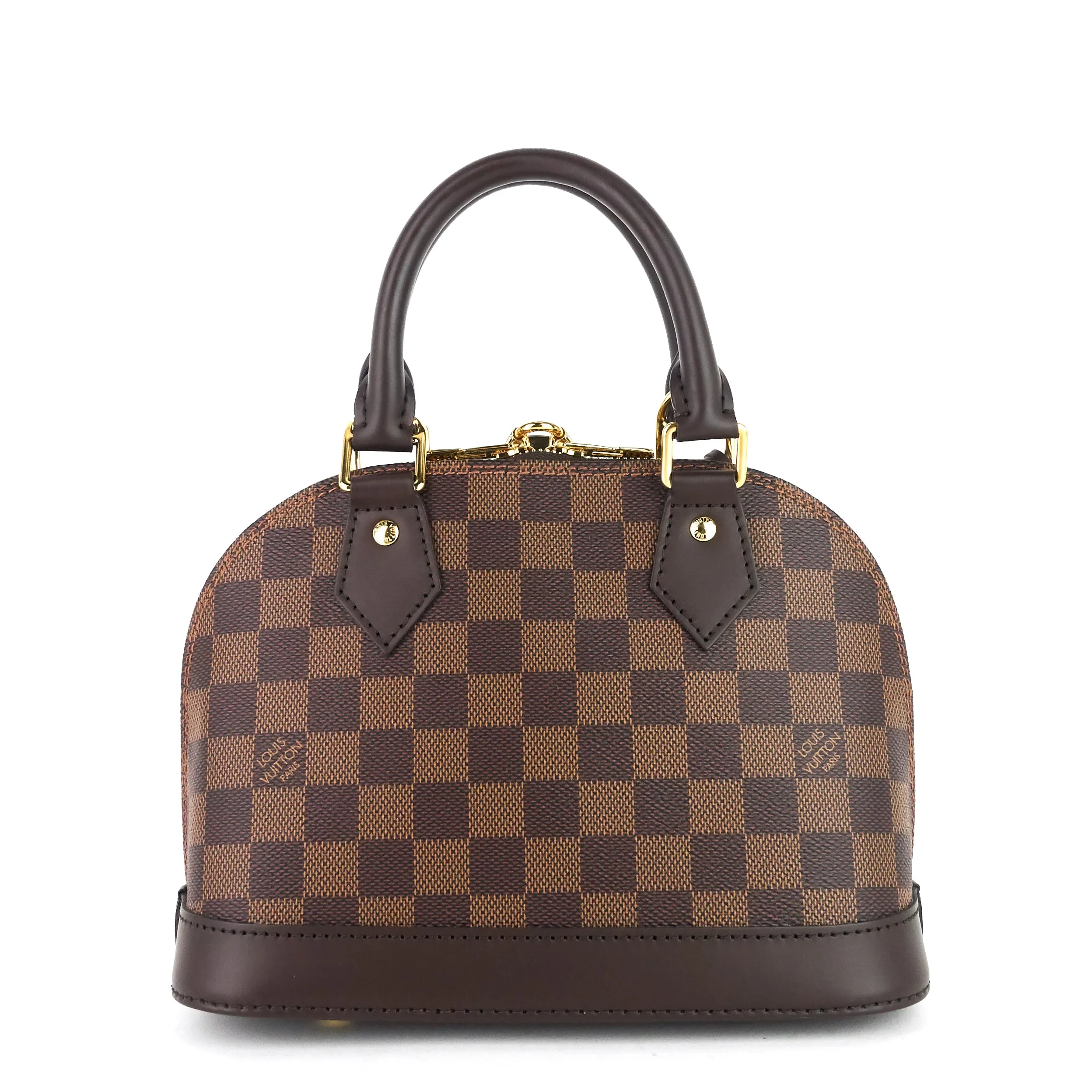 Alma BB Damier Ebene Canvas Handbag