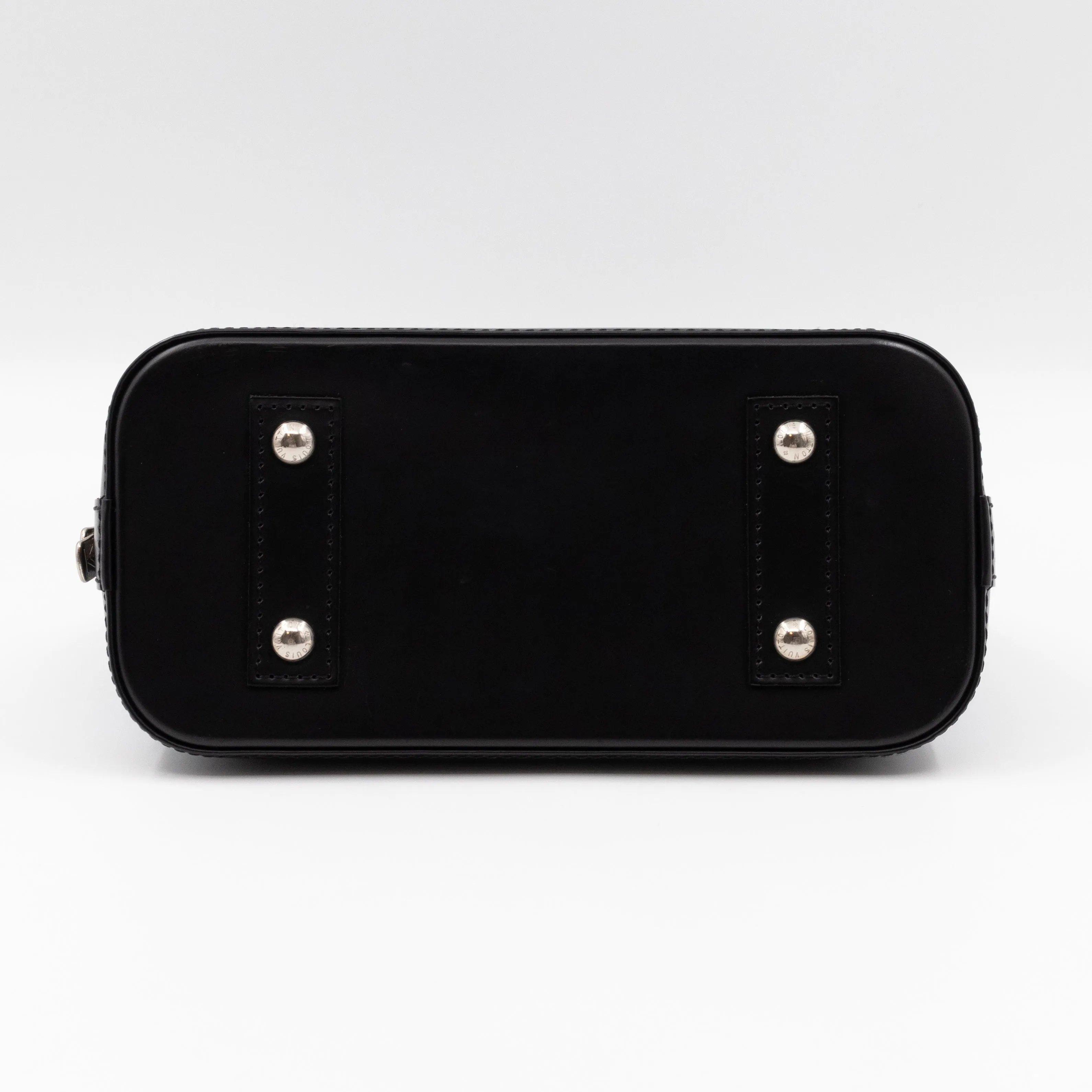 Alma BB Epi Leather Denim Blue Black