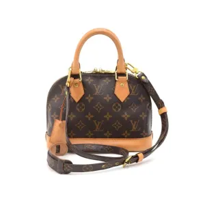 Alma BB Monogram Canvas Shoulder Bag