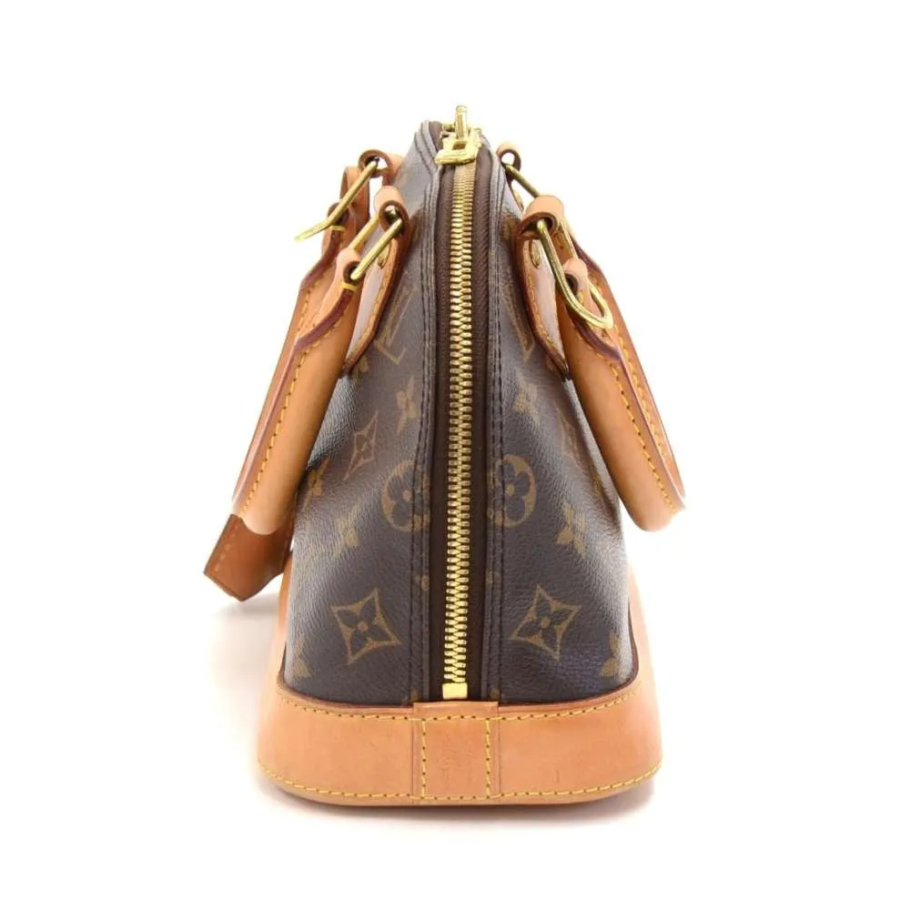 Alma BB Monogram Canvas Shoulder Bag