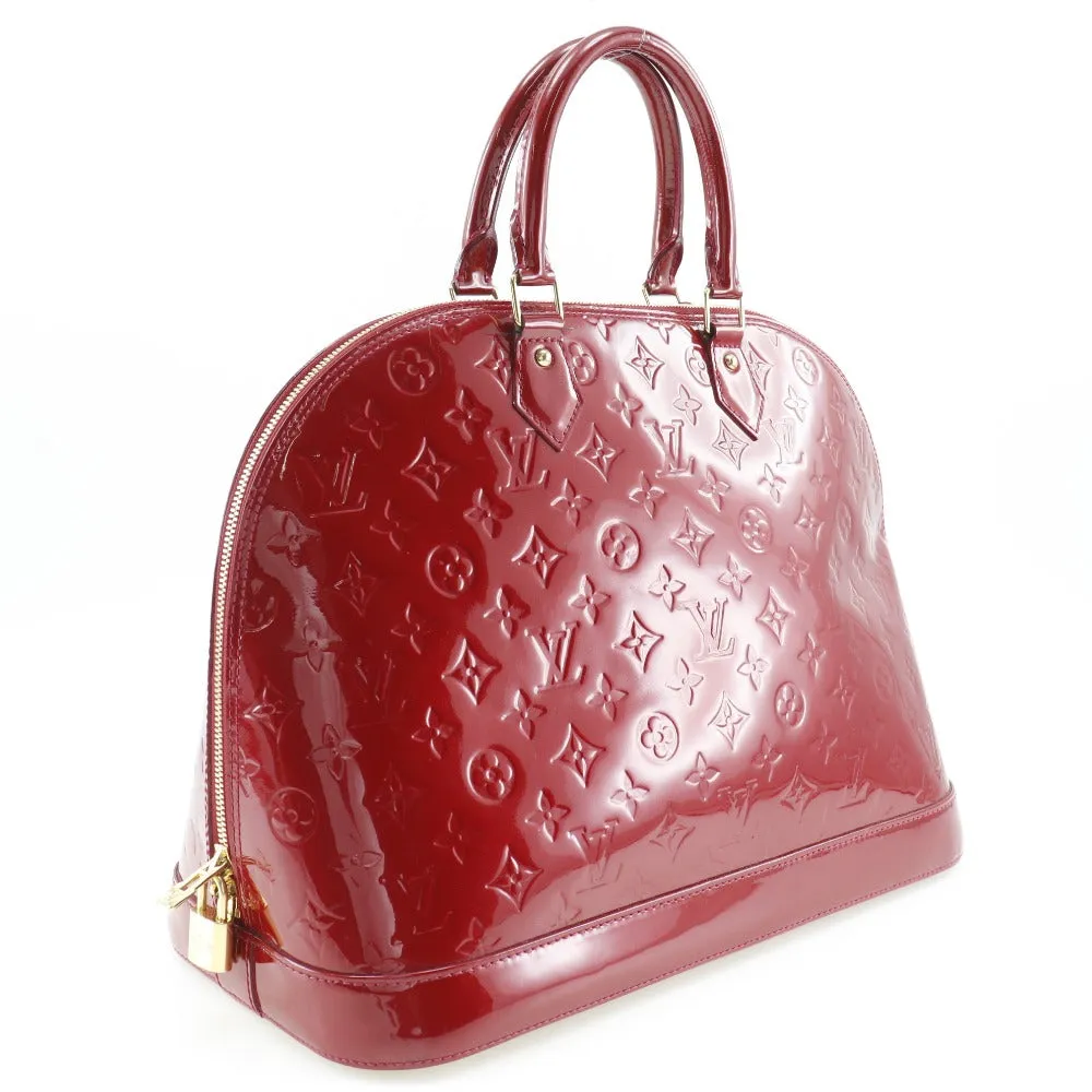 Alma BB Monogram Vernis Patent Leather Handbag