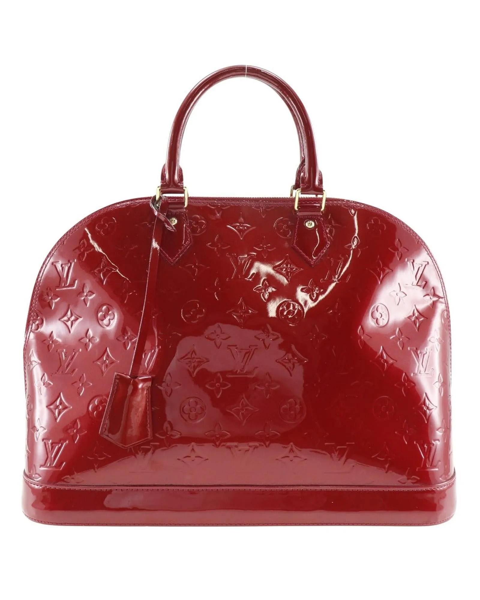 Alma BB Monogram Vernis Patent Leather Handbag