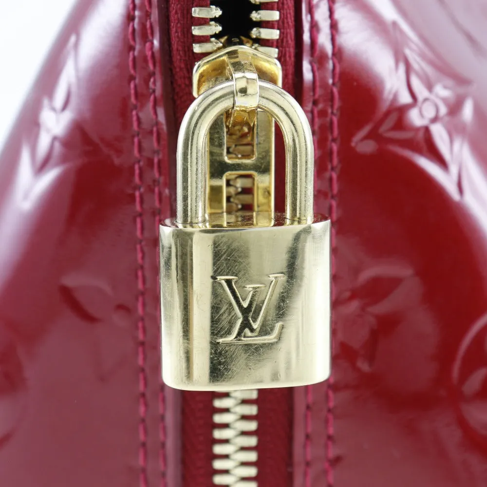 Alma BB Monogram Vernis Patent Leather Handbag