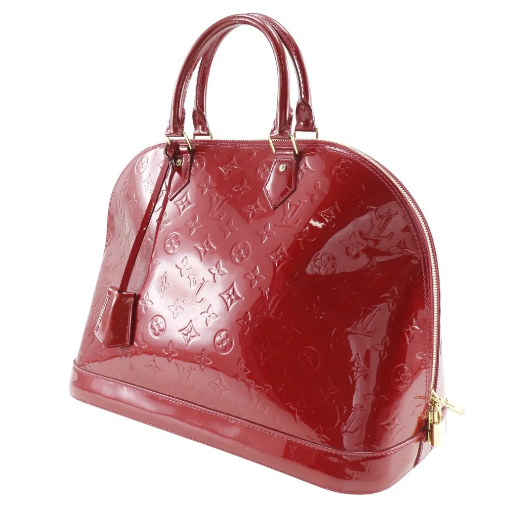 Alma BB Monogram Vernis Patent Leather Handbag
