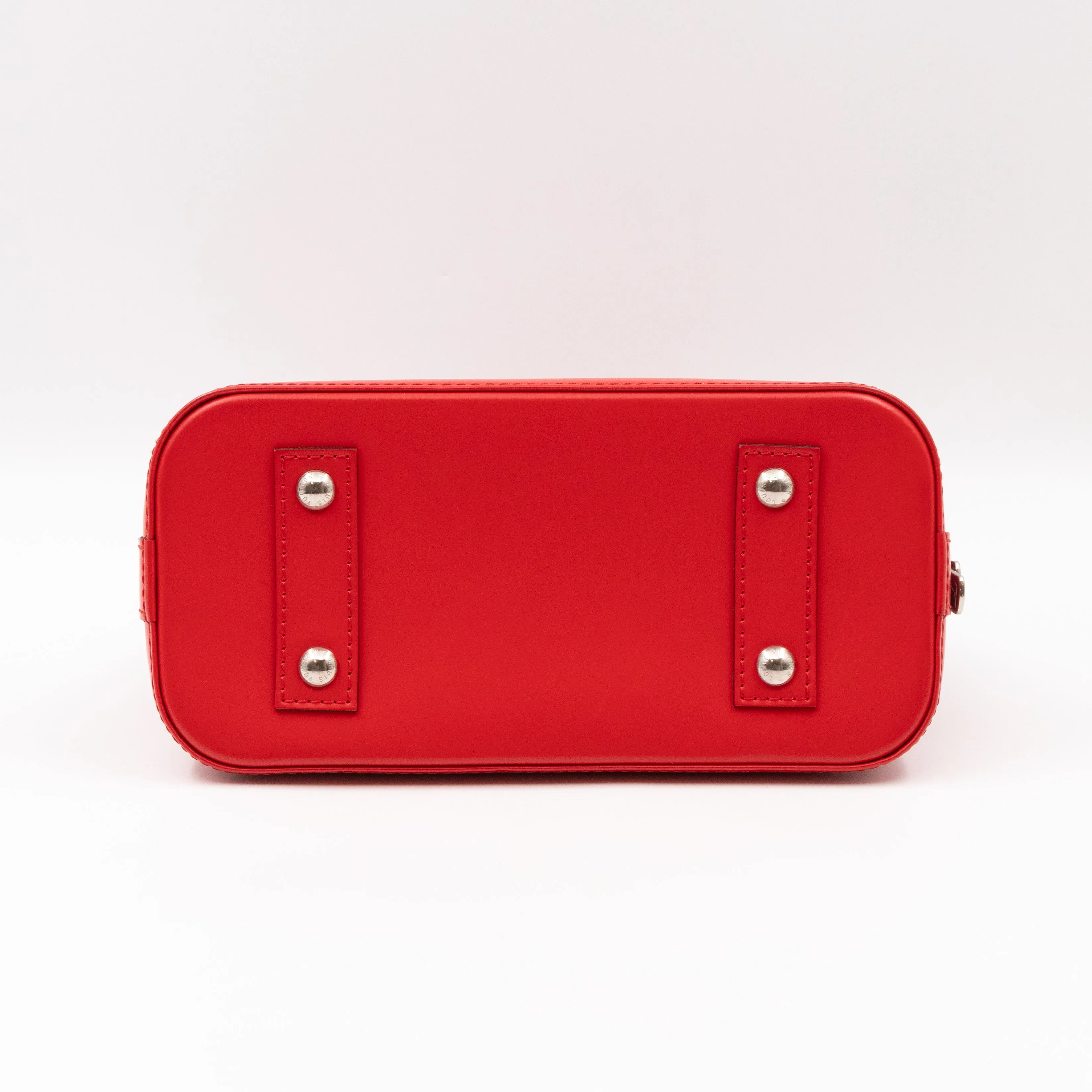 Alma BB Red Epi Leather