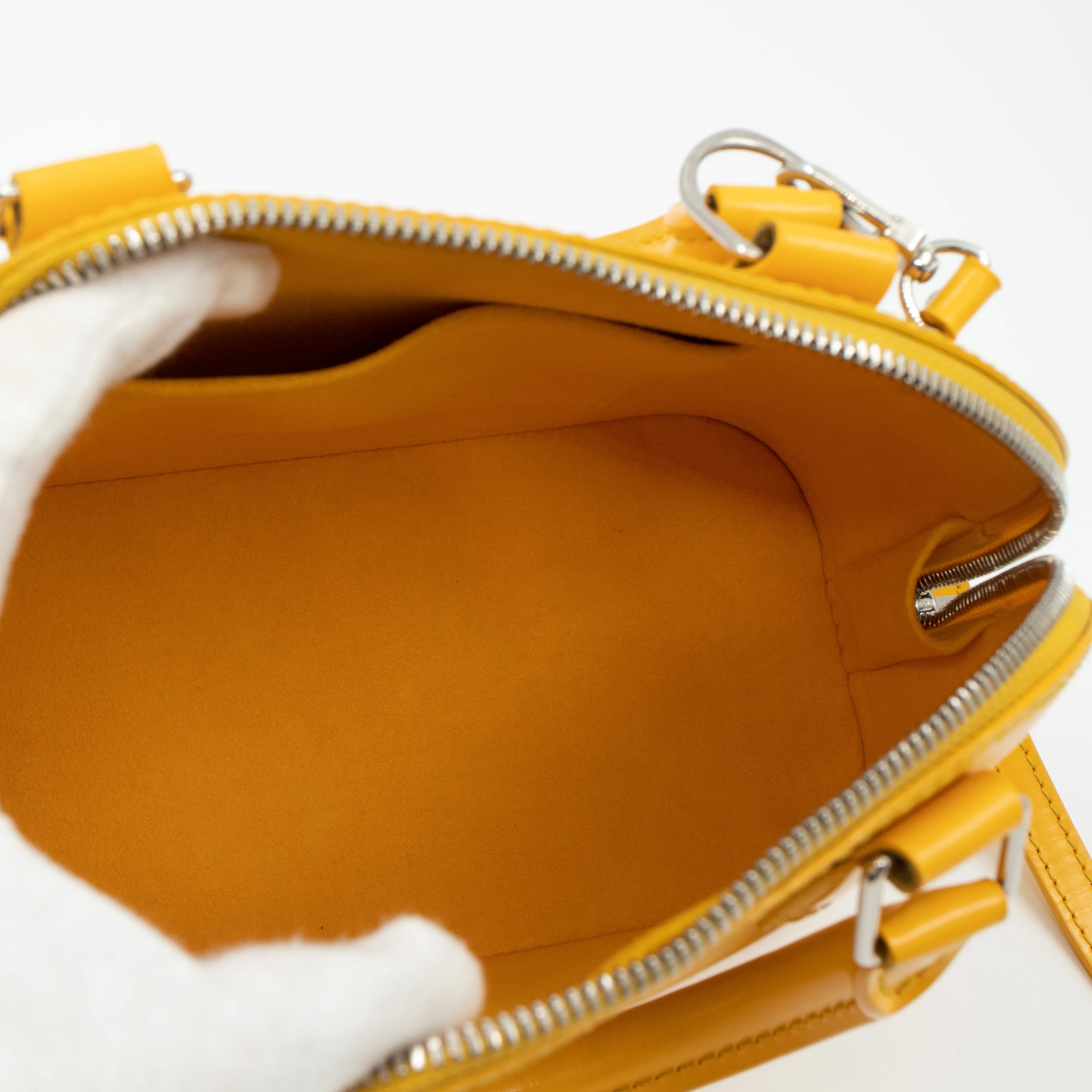Alma BB Yellow Epi Leather