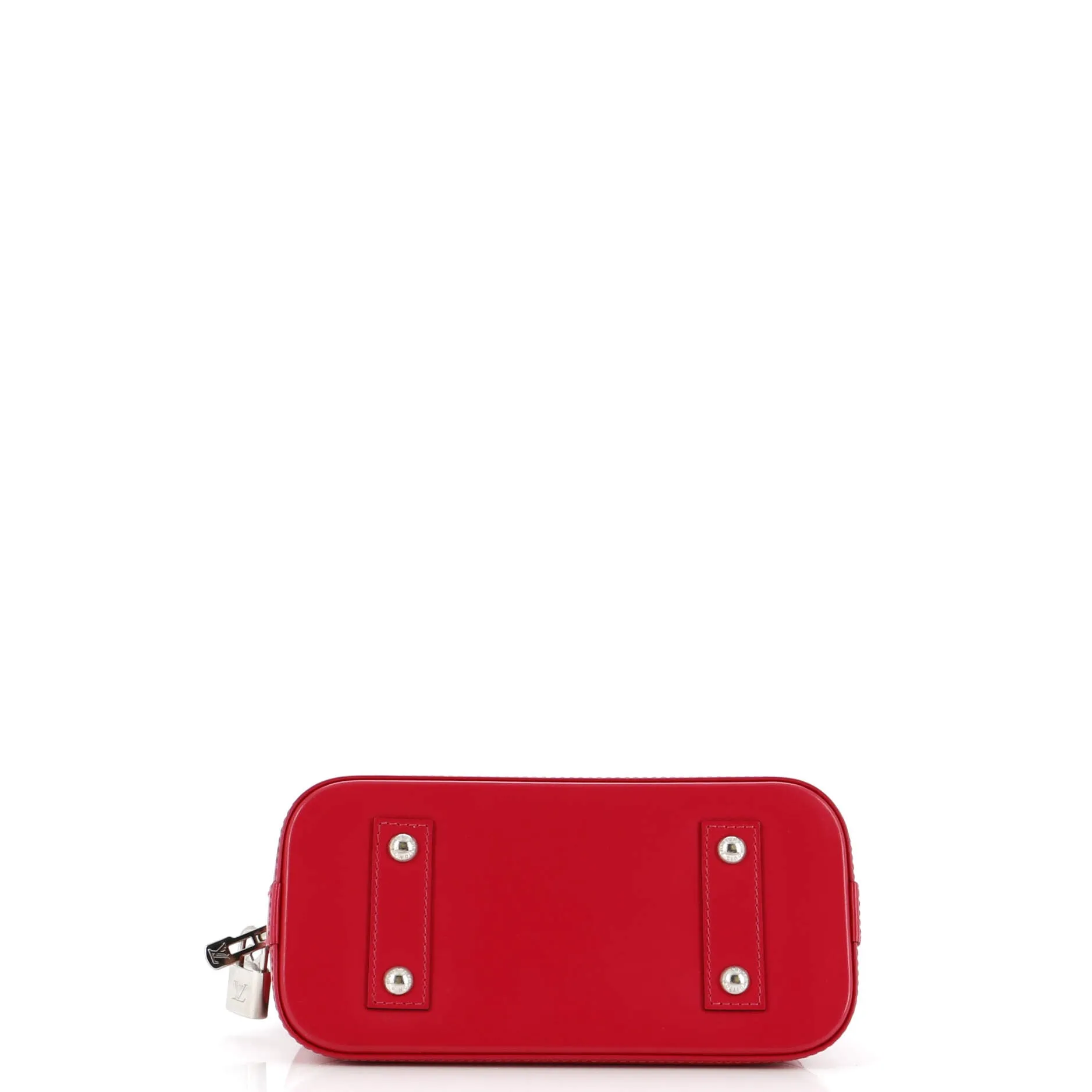 Alma Handbag Epi Leather with Logo Jacquard Strap BB