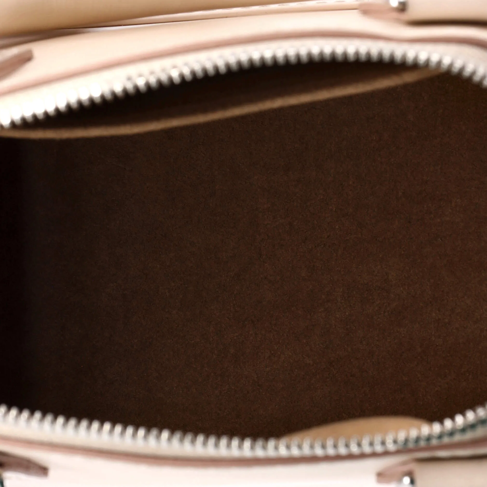 Alma Handbag Epi Leather with Logo Jacquard Strap BB