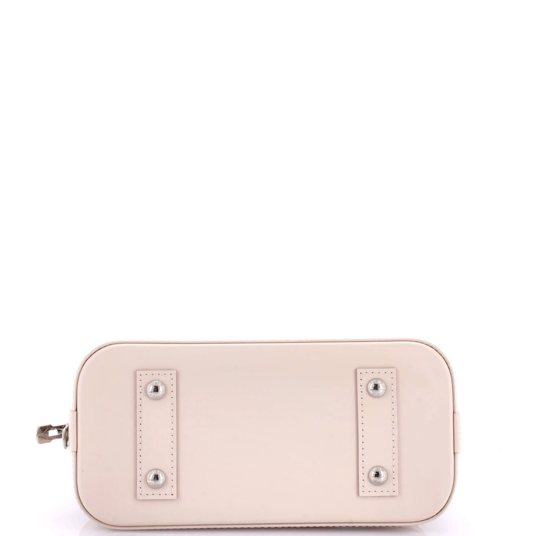 Alma Handbag Epi Leather with Logo Jacquard Strap BB