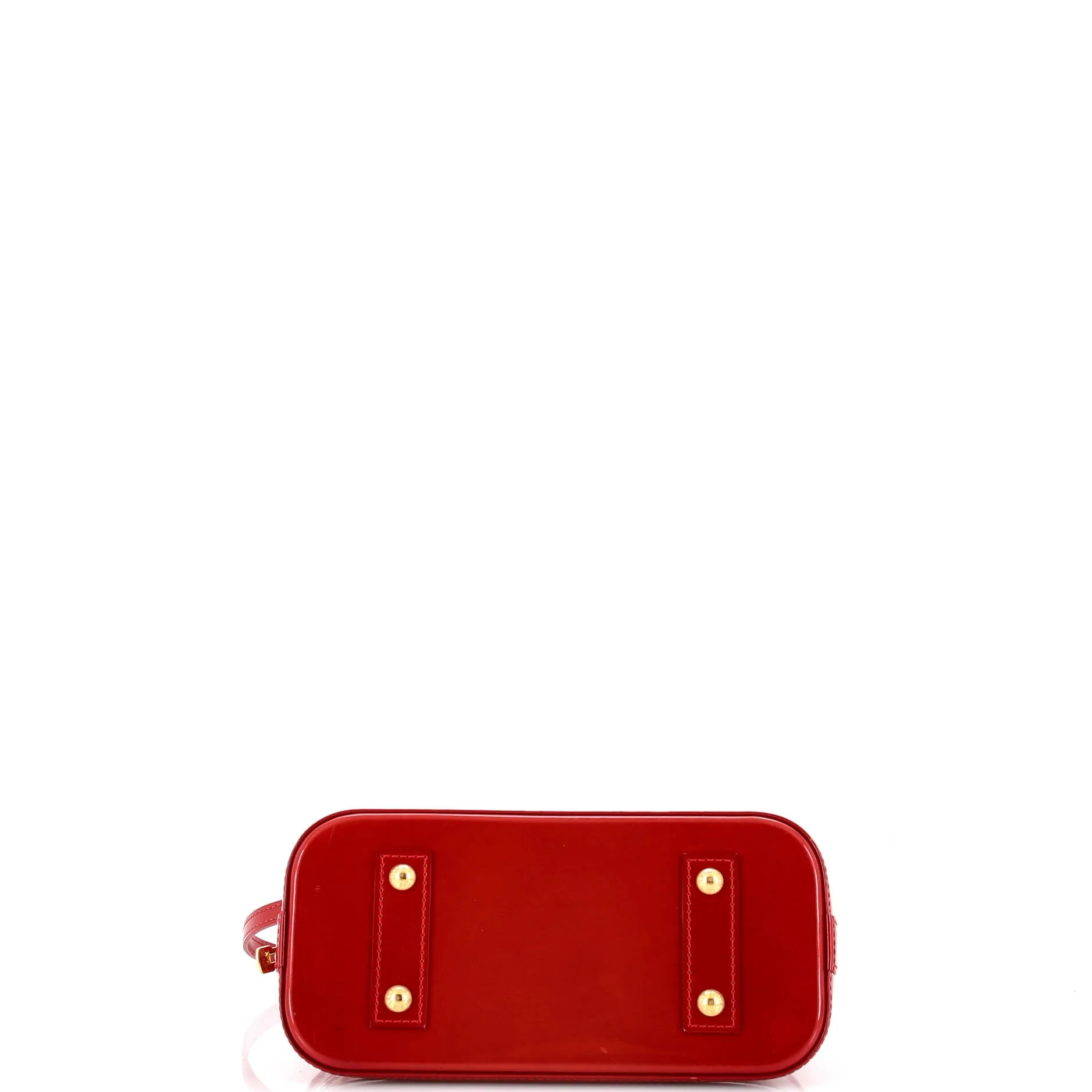 Alma Handbag Limited Edition Monogram Vernis Rayures BB
