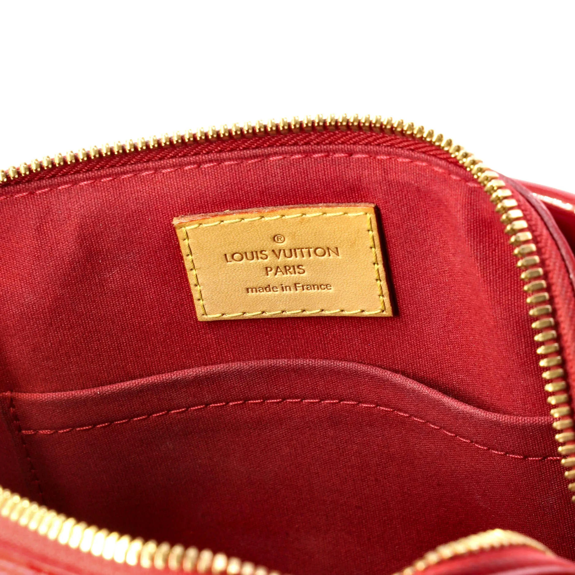 Alma Handbag Limited Edition Monogram Vernis Rayures BB