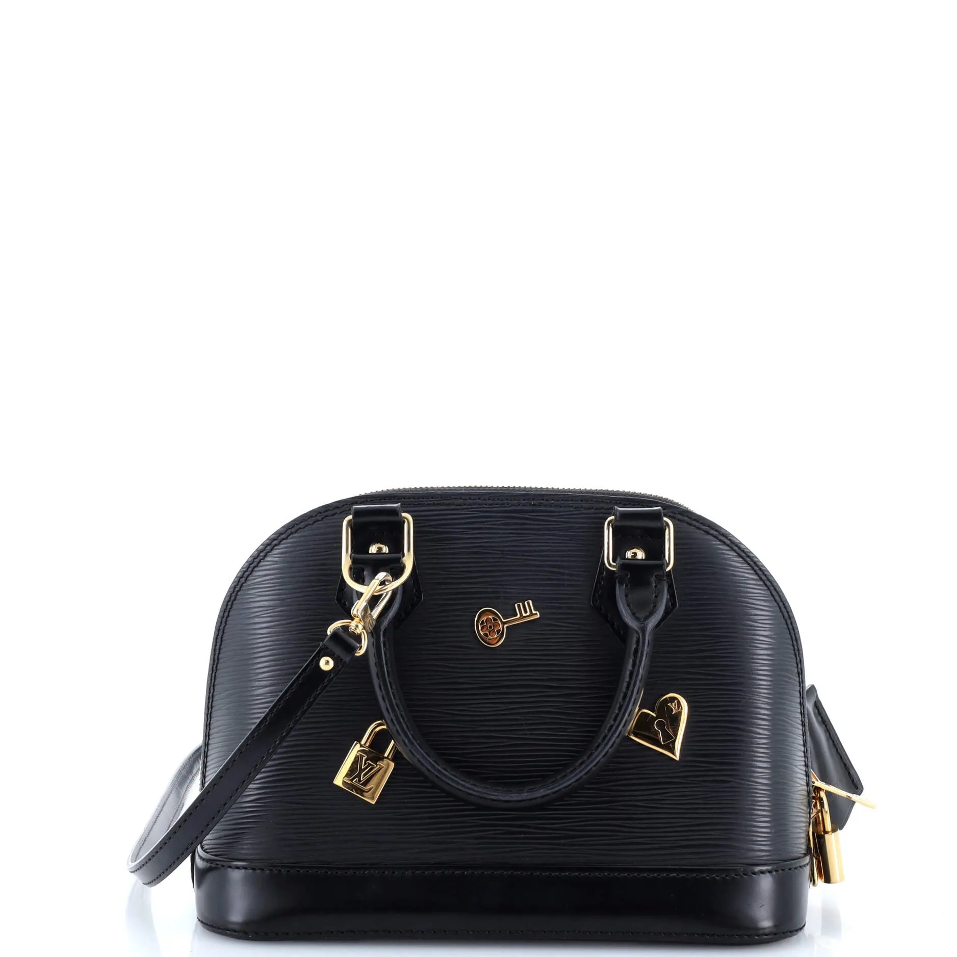 Alma Handbag Love Lock Epi Leather BB