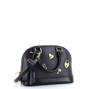Alma Handbag Love Lock Epi Leather BB