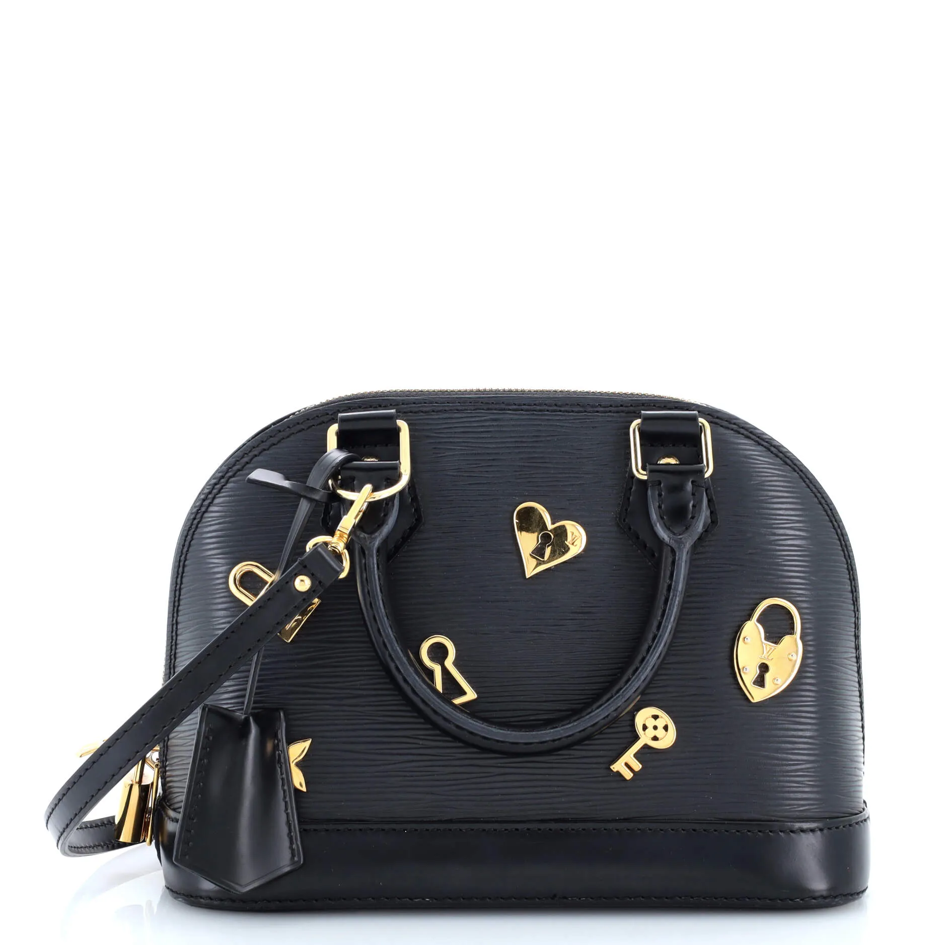 Alma Handbag Love Lock Epi Leather BB