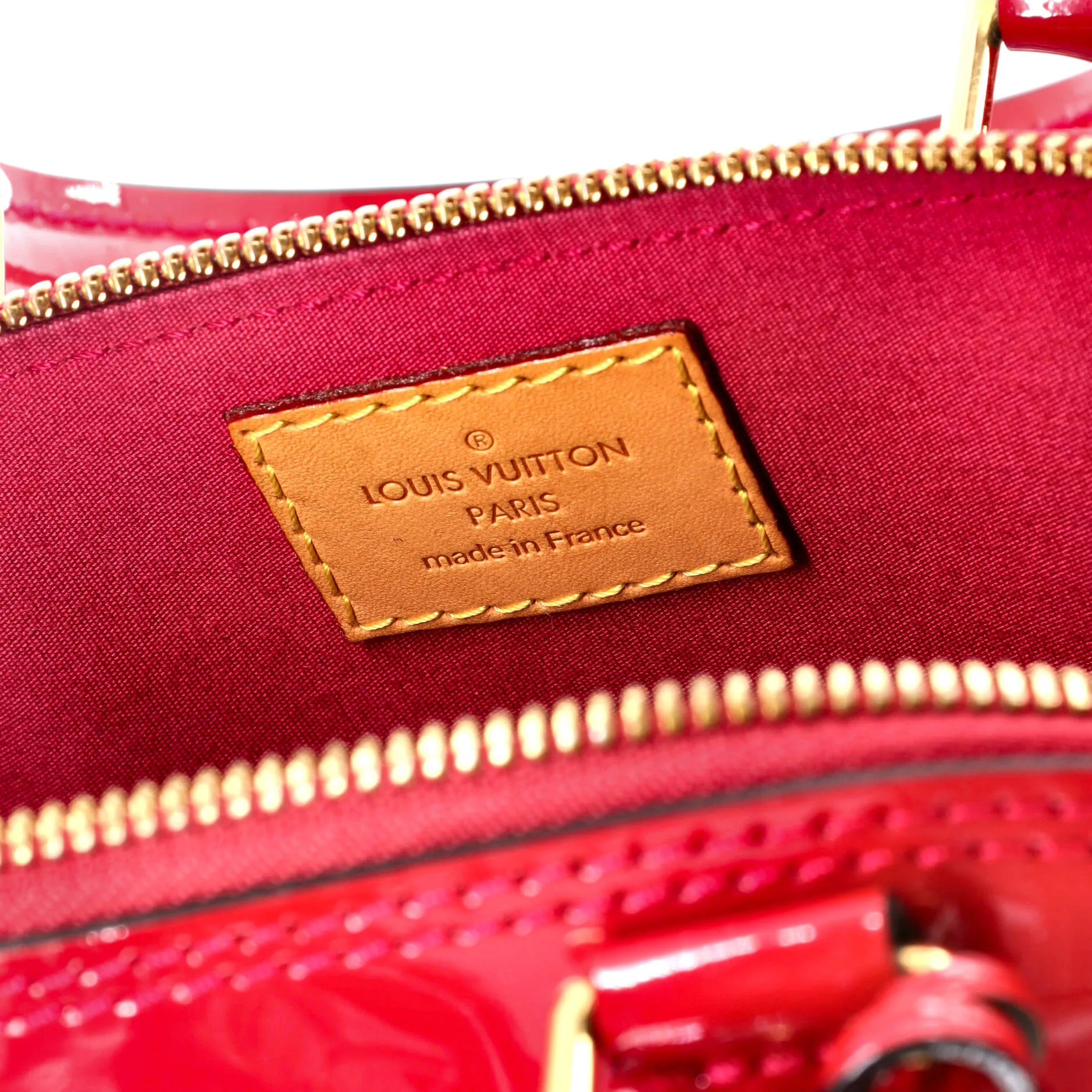 Alma Handbag Monogram Vernis BB