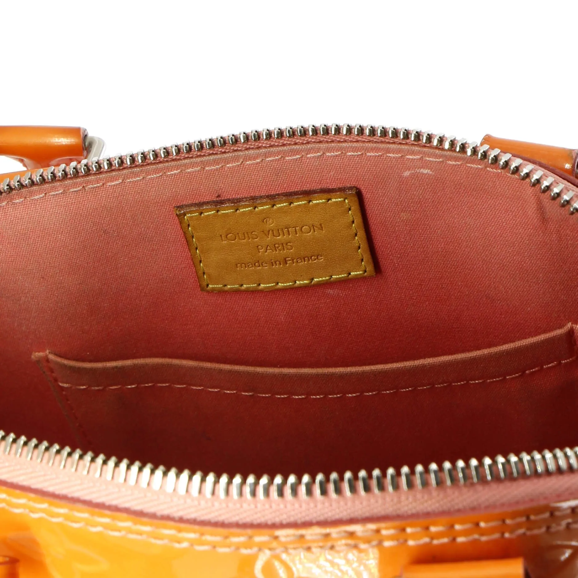 Alma Handbag Monogram Vernis BB
