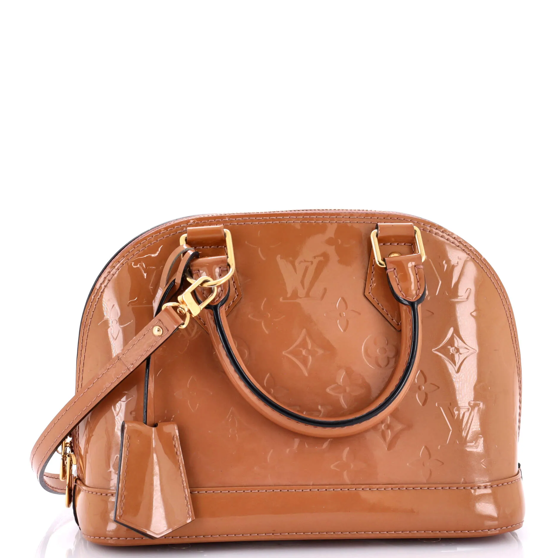 Alma Handbag Monogram Vernis BB