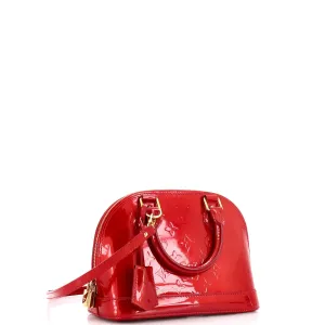 Alma Handbag Monogram Vernis BB