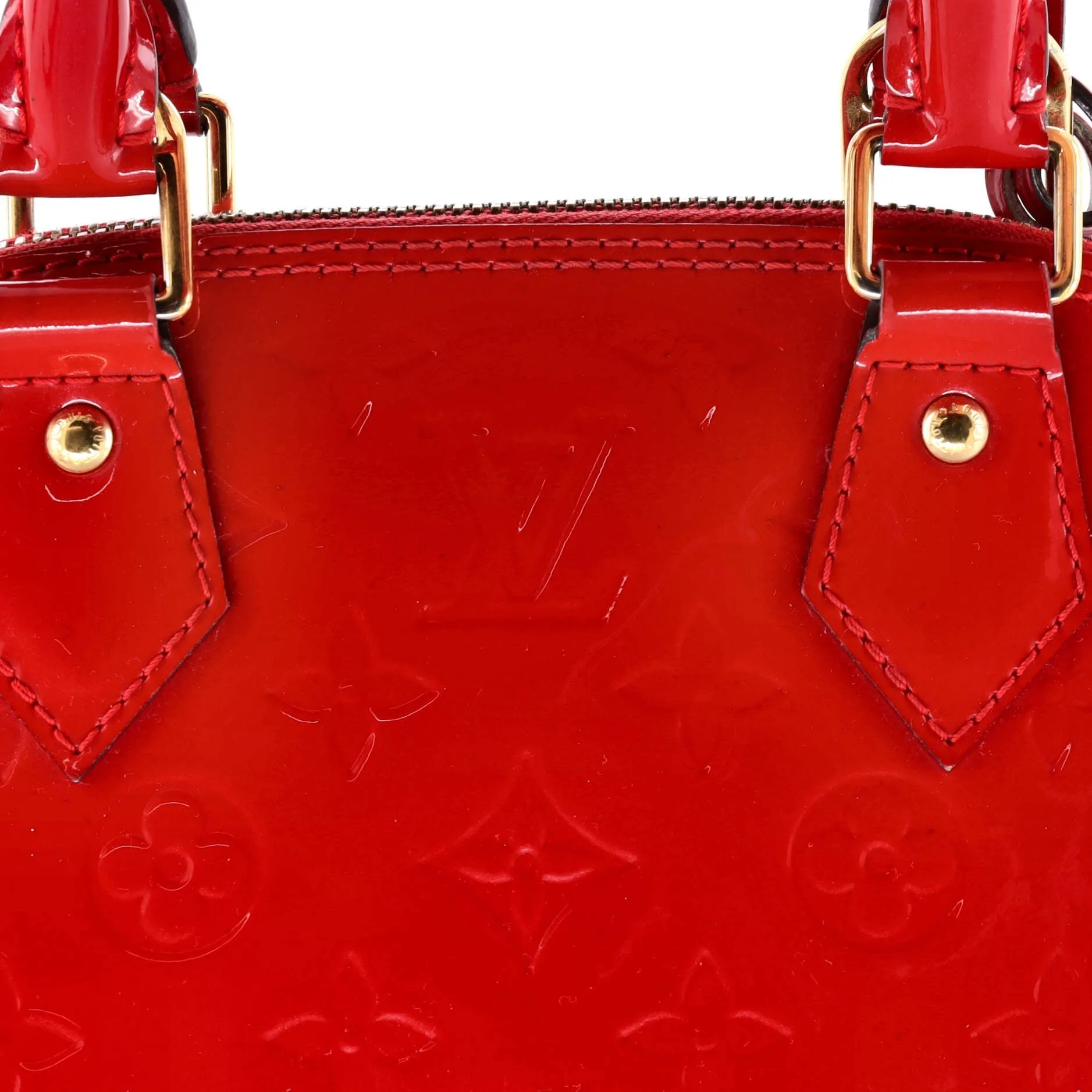 Alma Handbag Monogram Vernis BB