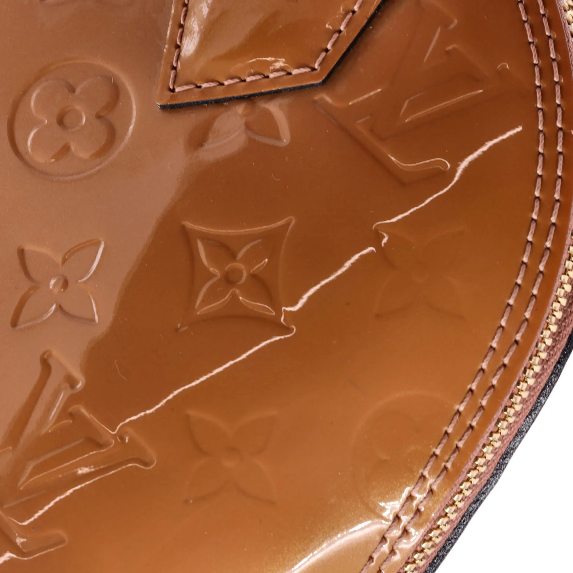Alma Handbag Monogram Vernis BB