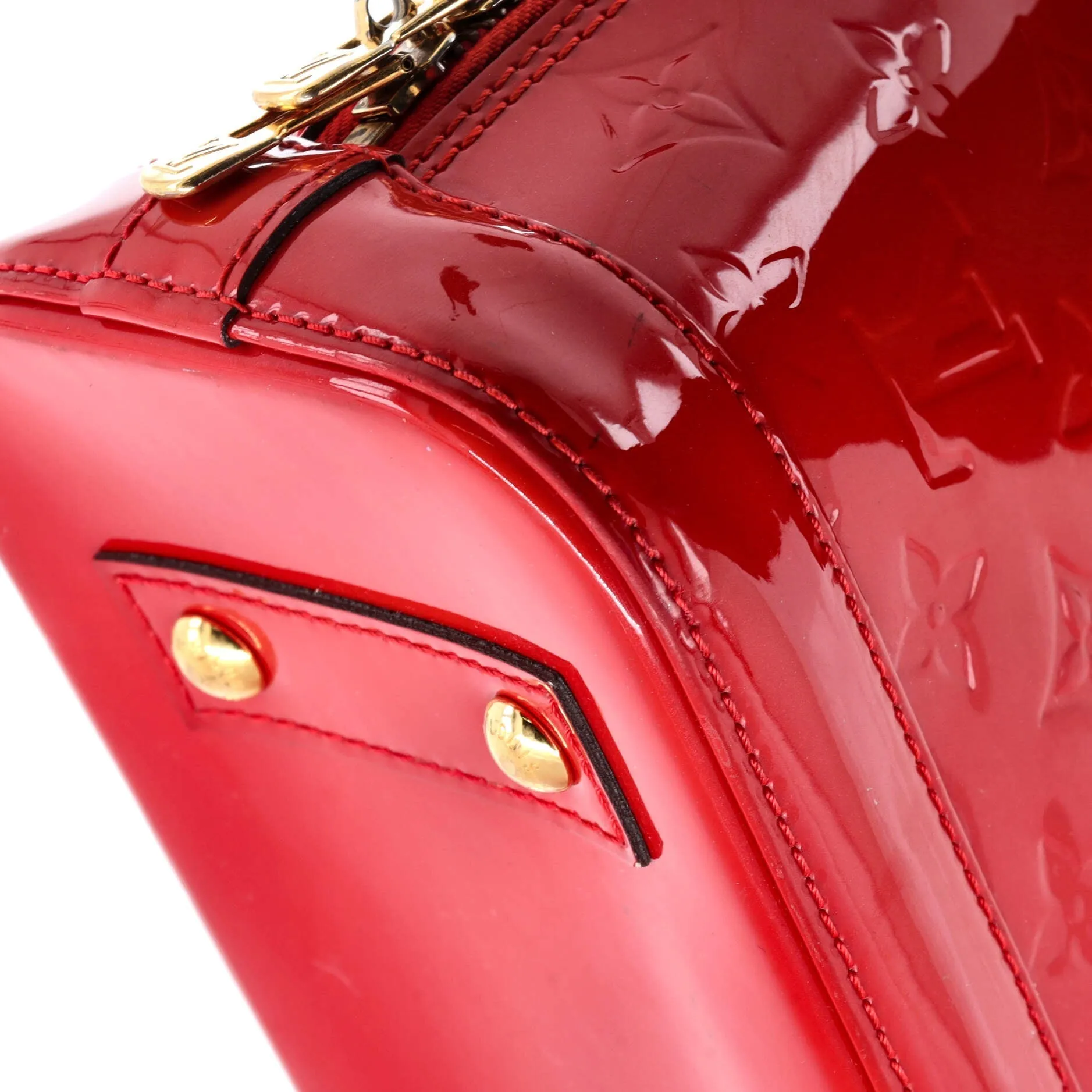 Alma Handbag Monogram Vernis BB