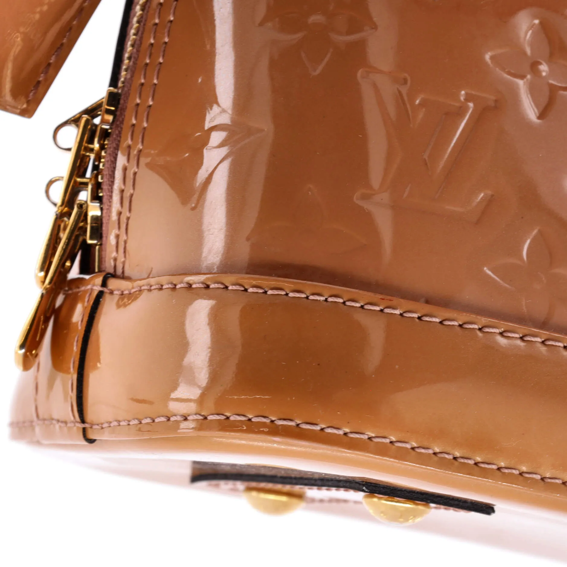 Alma Handbag Monogram Vernis BB