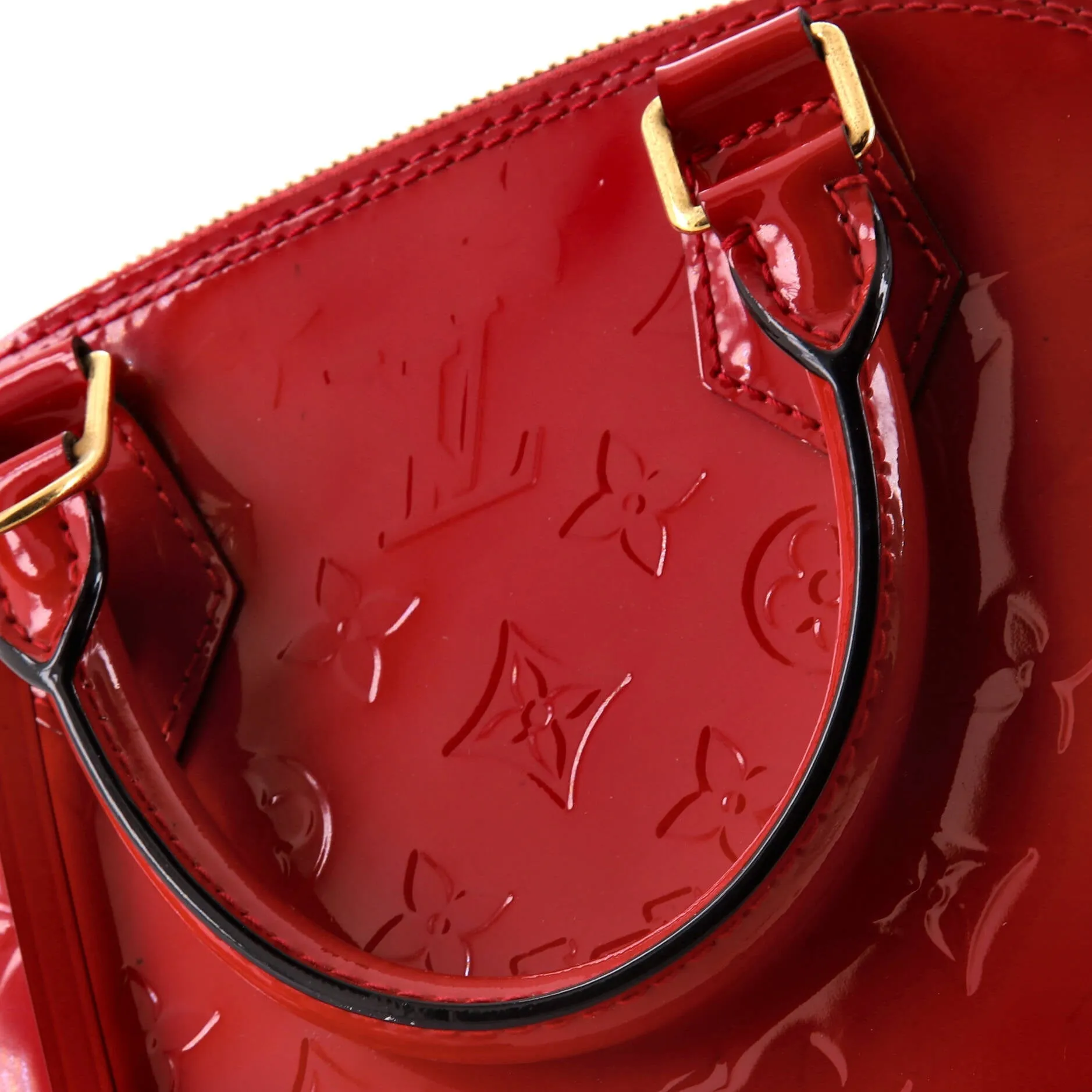 Alma Handbag Monogram Vernis BB
