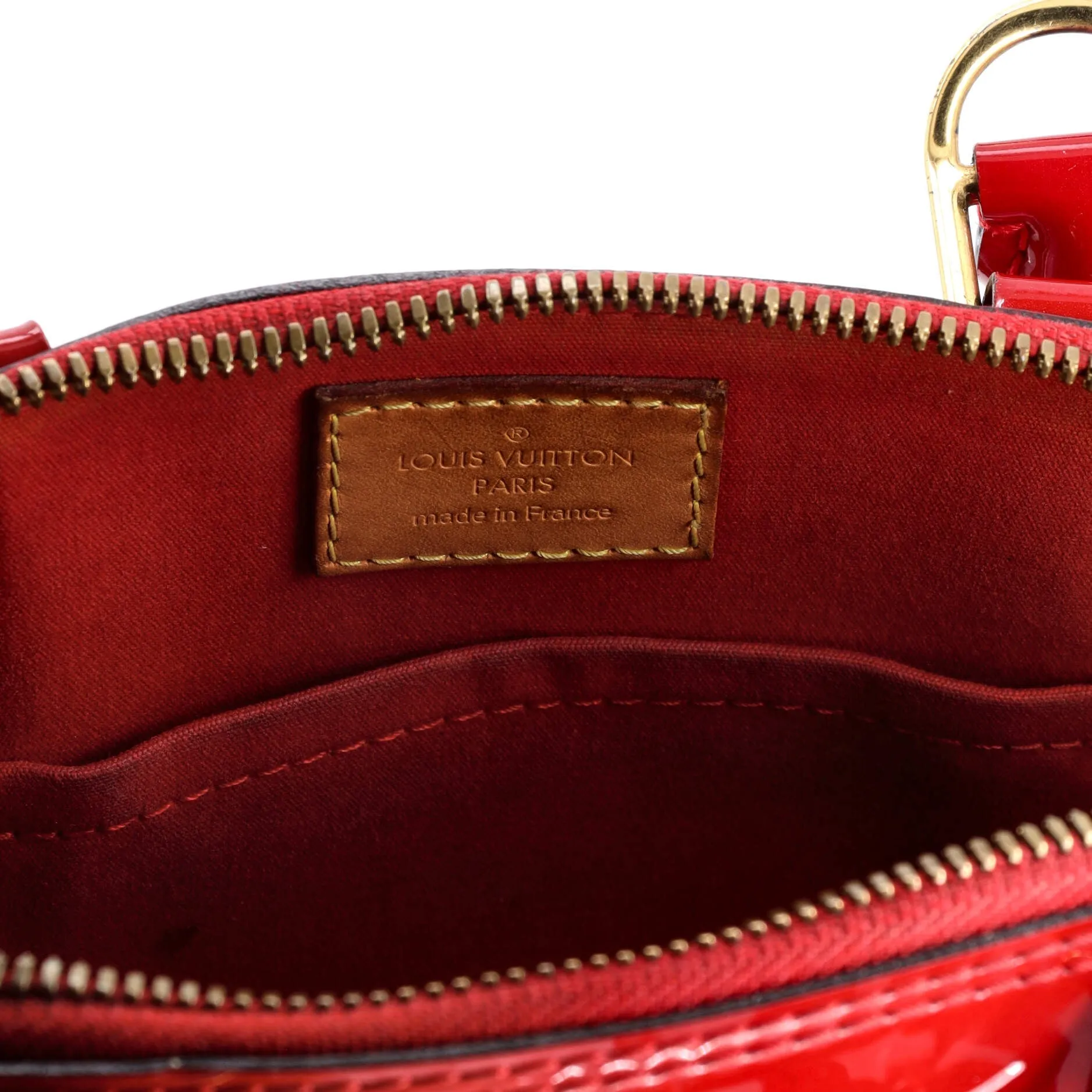 Alma Handbag Monogram Vernis BB