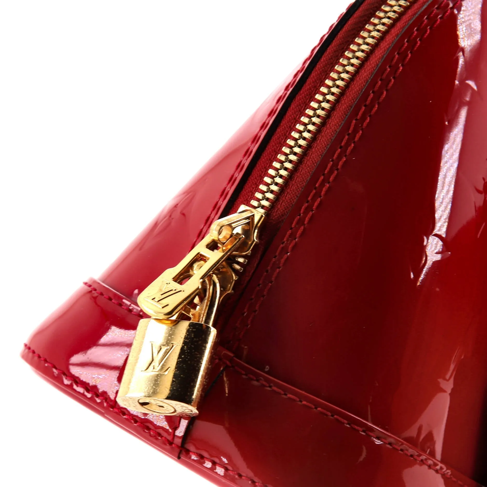 Alma Handbag Monogram Vernis BB