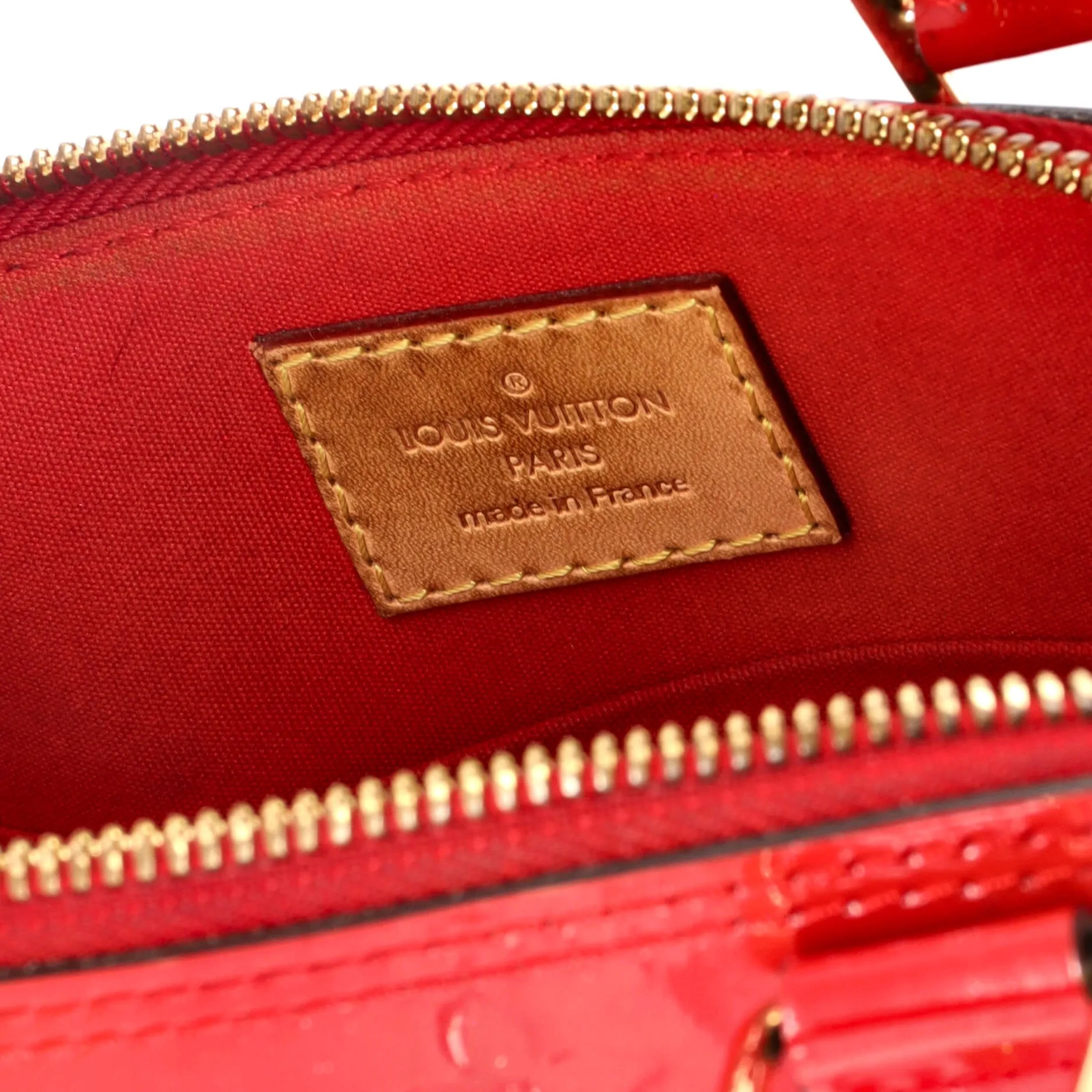 Alma Handbag Monogram Vernis BB