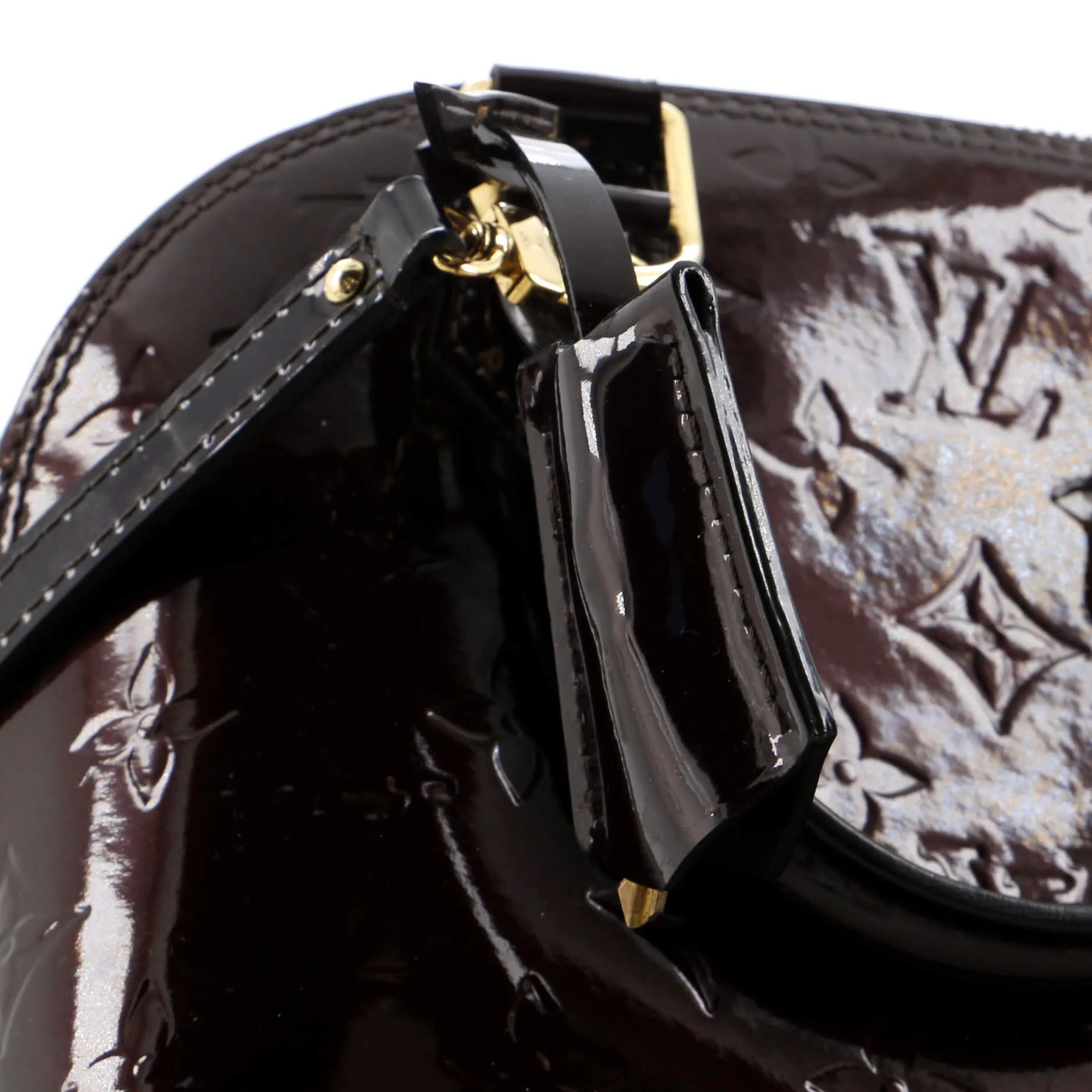 Alma Handbag Monogram Vernis BB