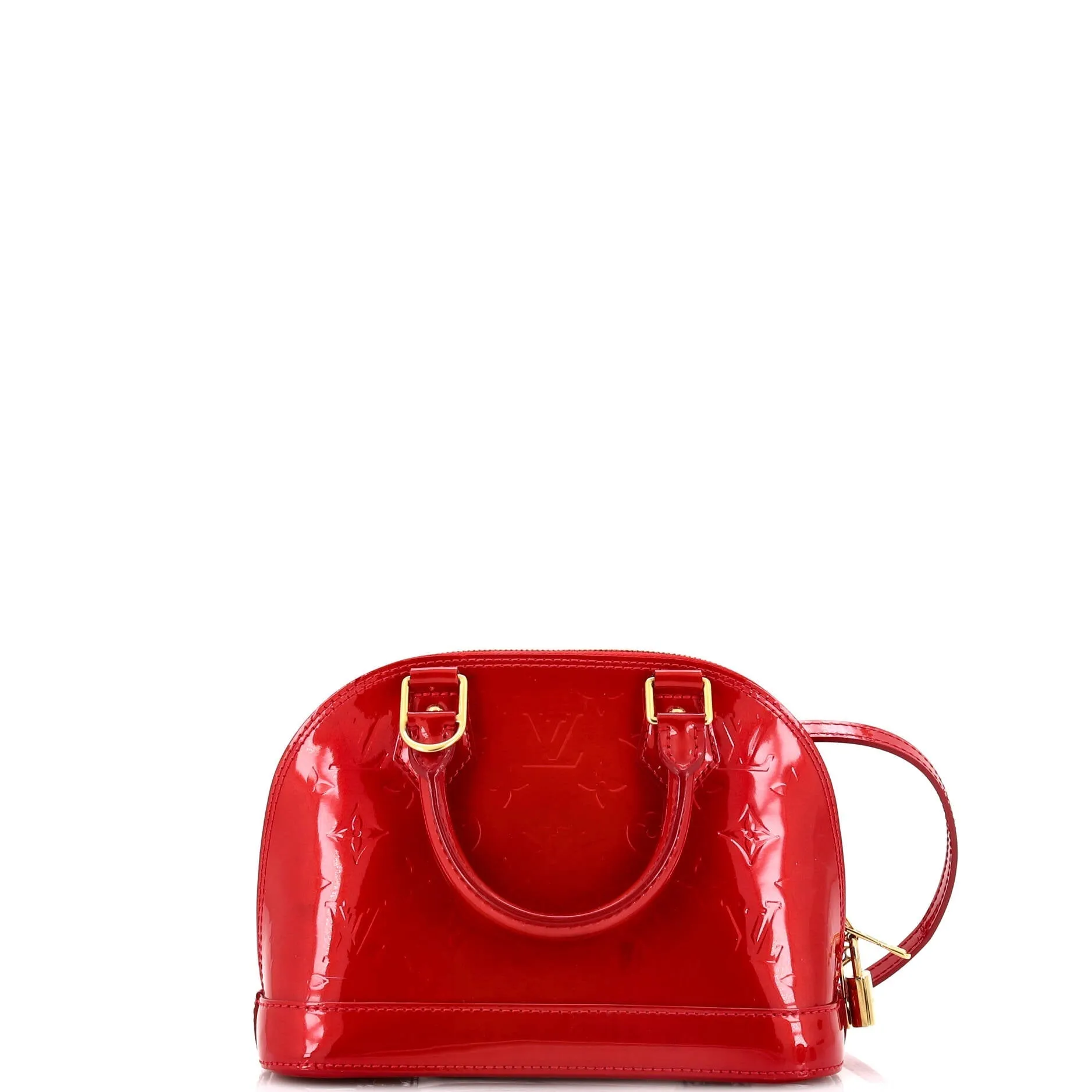 Alma Handbag Monogram Vernis BB