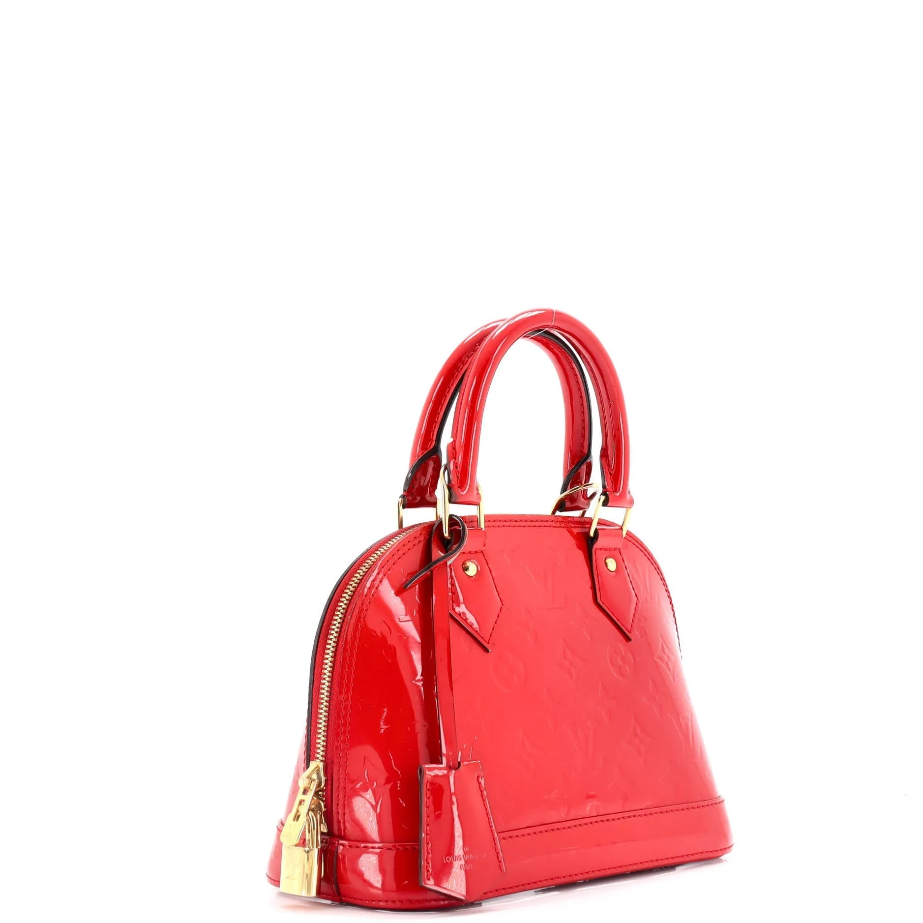 Alma Handbag Monogram Vernis BB