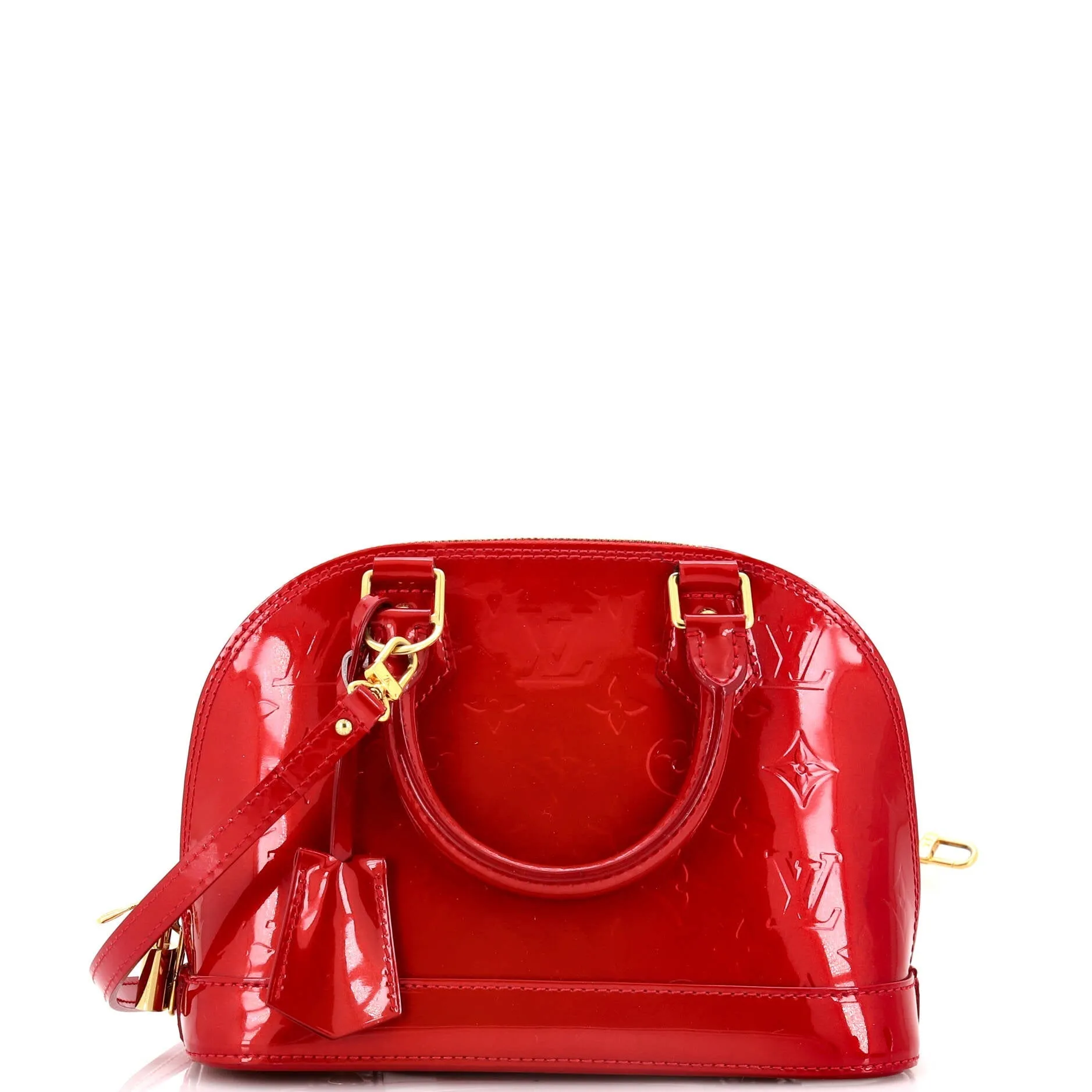 Alma Handbag Monogram Vernis BB
