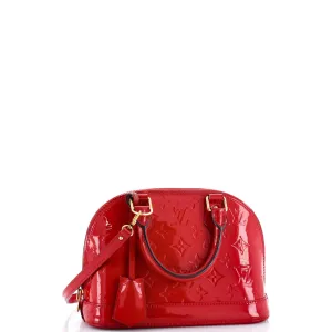 Alma Handbag Monogram Vernis BB