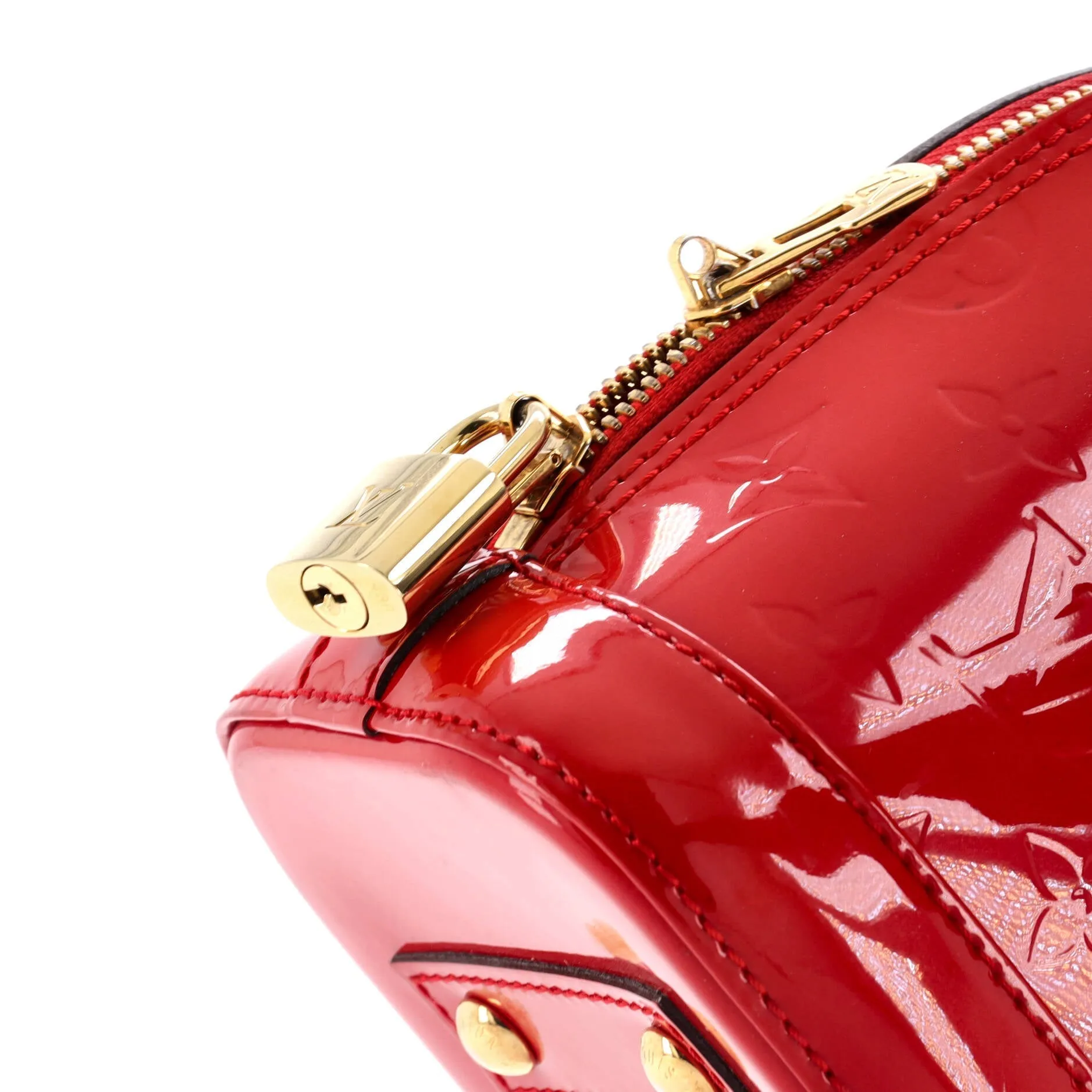 Alma Handbag Monogram Vernis BB