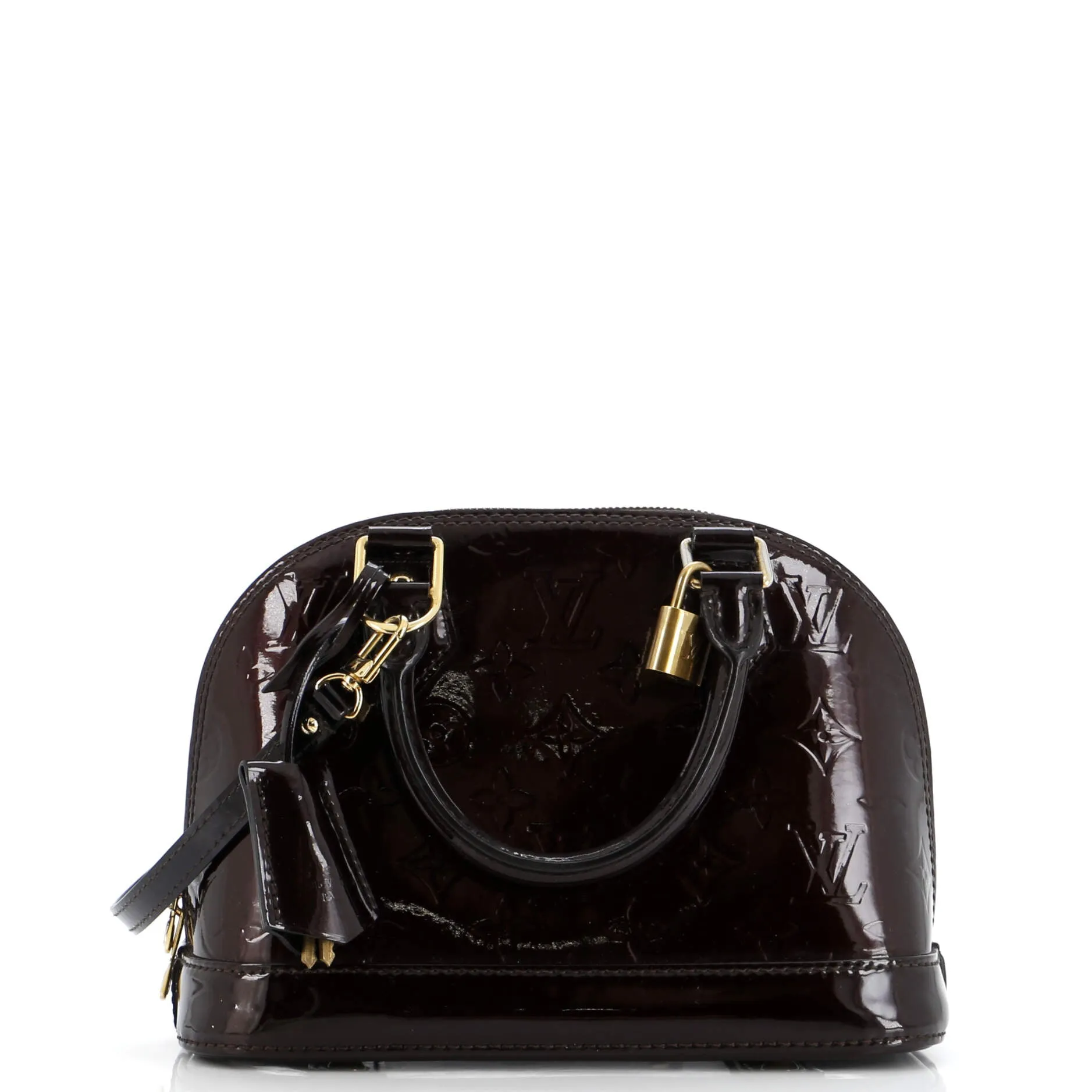 Alma Handbag Monogram Vernis BB