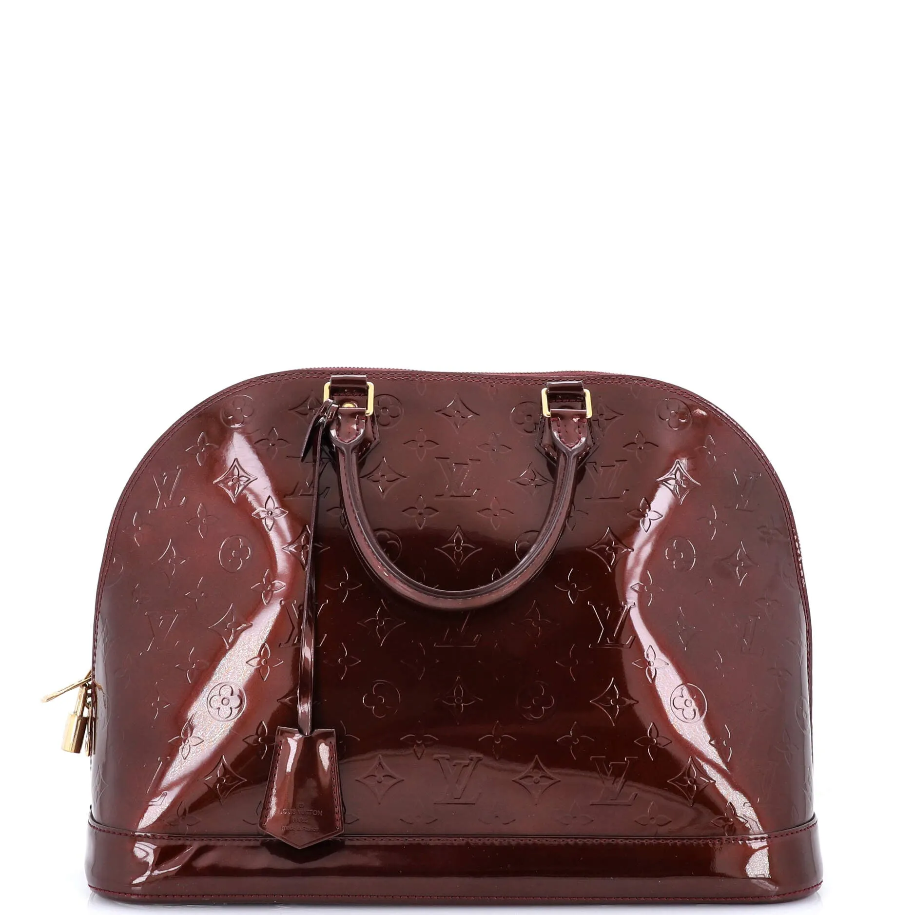 Alma Handbag Monogram Vernis GM